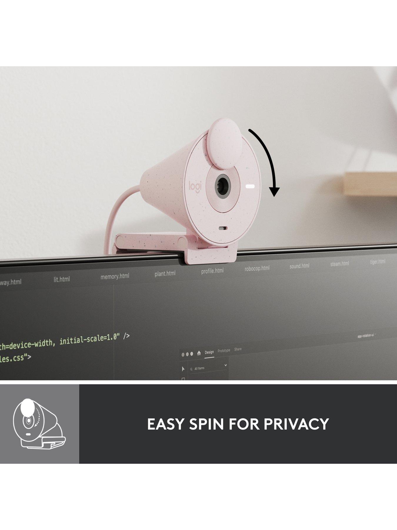 Image 5 of 7 of Logitech Brio 300 Full HD webcam-ROSE