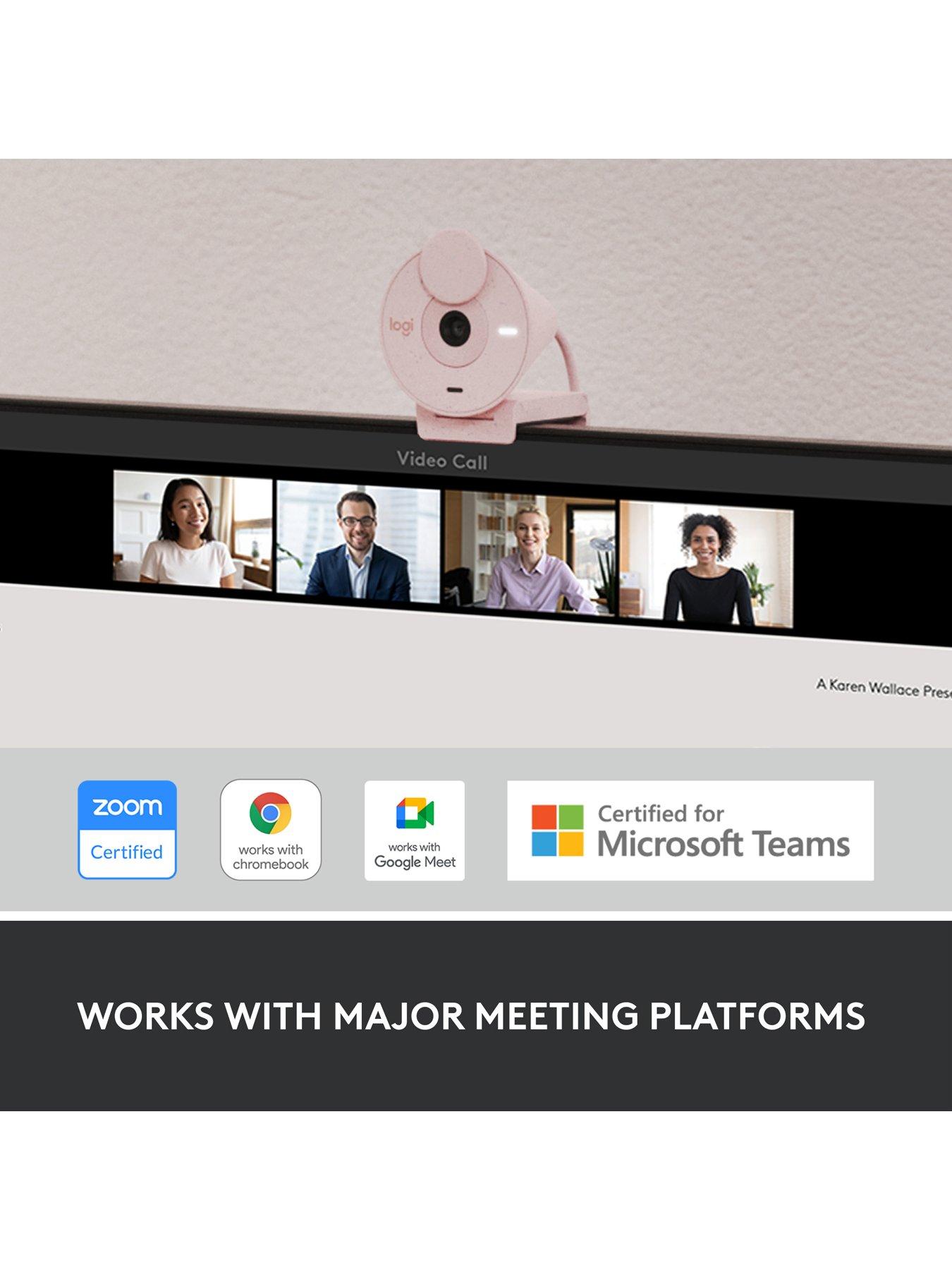 Image 7 of 7 of Logitech Brio 300 Full HD webcam-ROSE