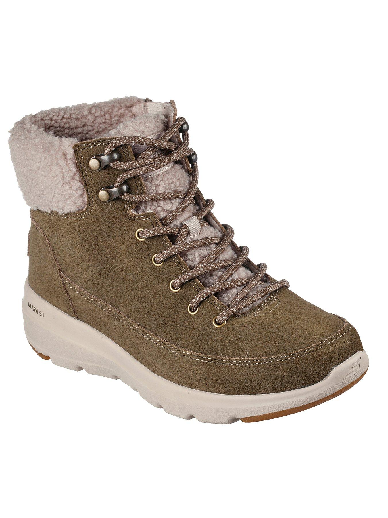 Skechers on the hotsell go lace up boots