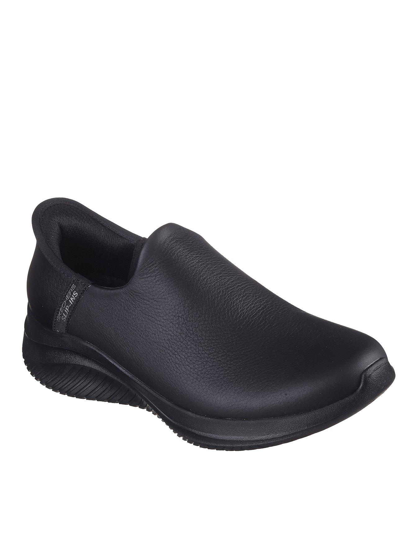 Skechers ladies ultra flex hotsell slip on in black