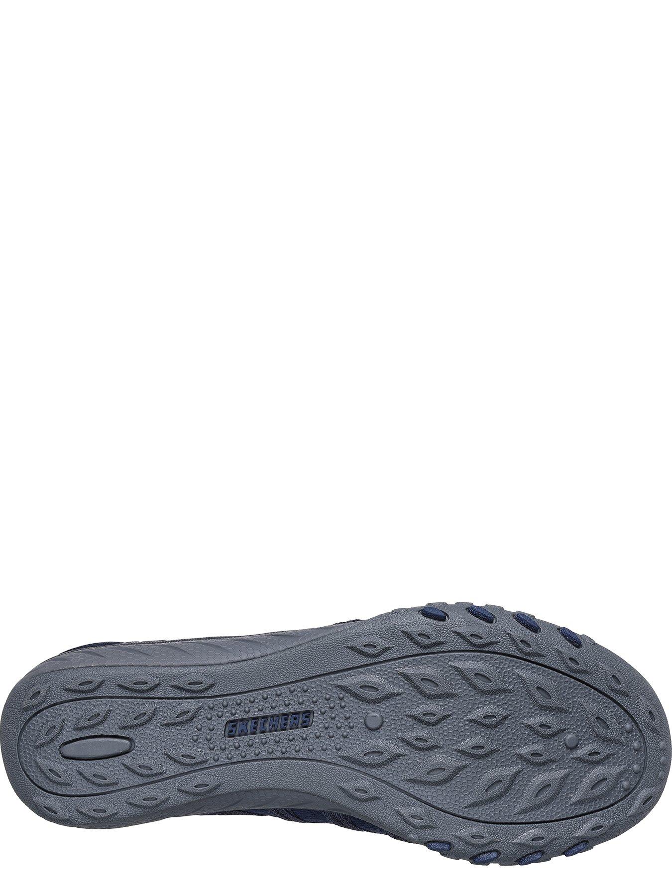 Image 4 of 4 of Skechers Skechers Breathe-easy Rf Collar Knit Qtr Webbing Scooped Bungee Slip-ins - Navy Ripstop/ Knit