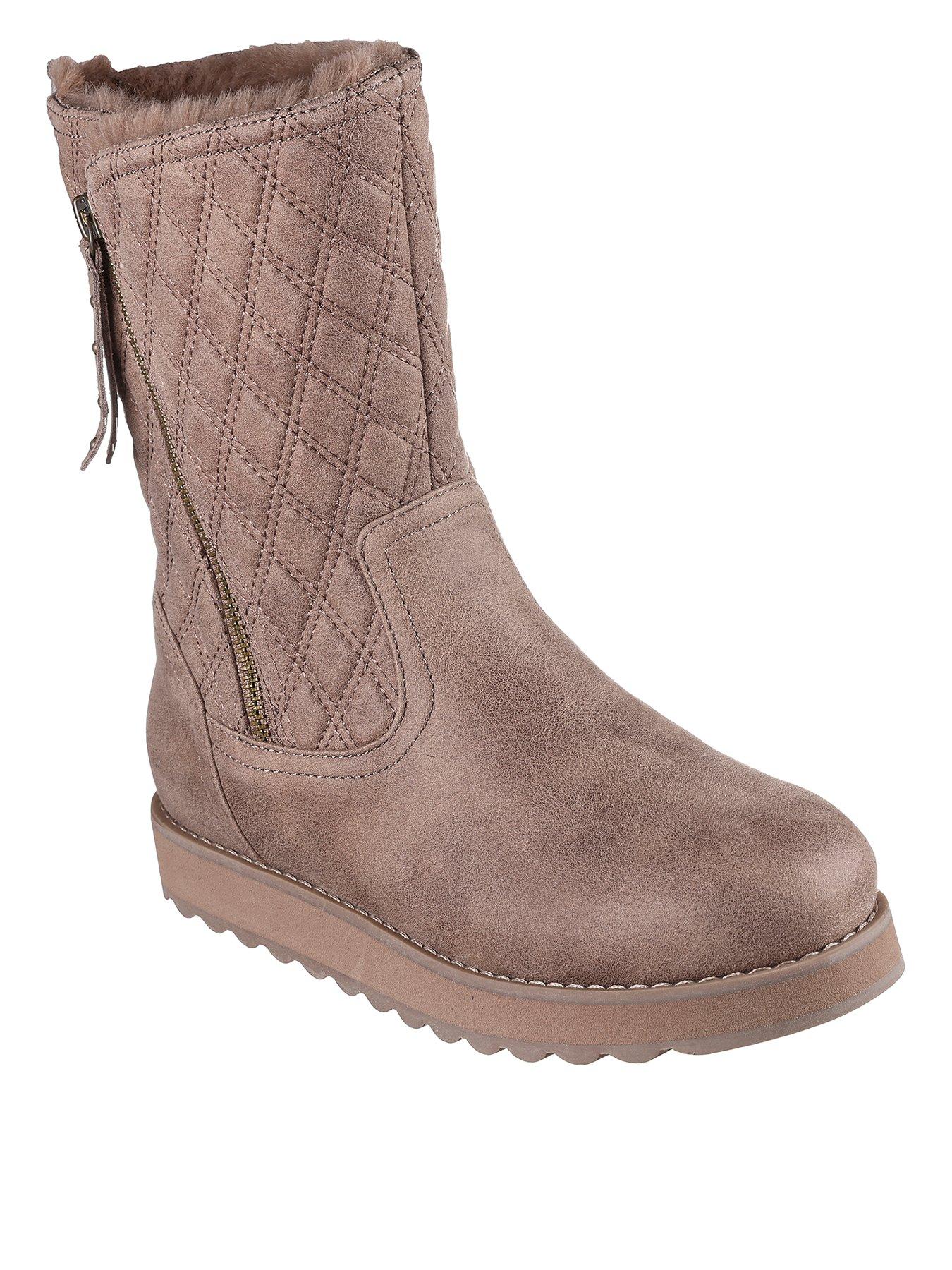 skechers-skechers-keepsakes-20-quilted-side-zip-boot-taupe-microleatherfaux-fur