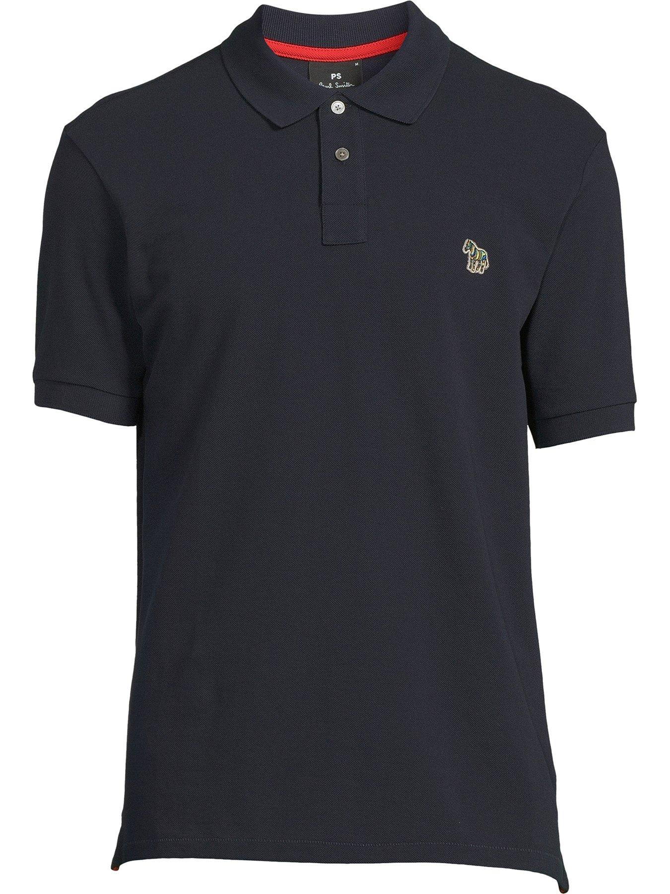 Image 3 of 5 of PS PAUL SMITH Zebra Regular Fit Polo Shirt - Navy