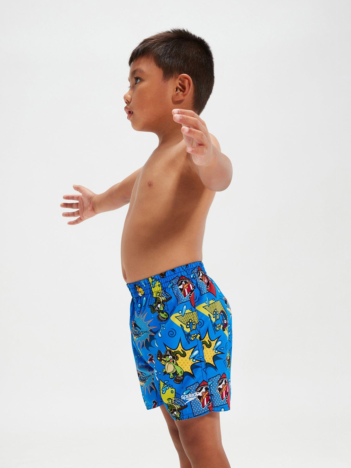 Image 4 of 5 of Speedo Boys Learn To Swim 11" Watershort - Blue Print