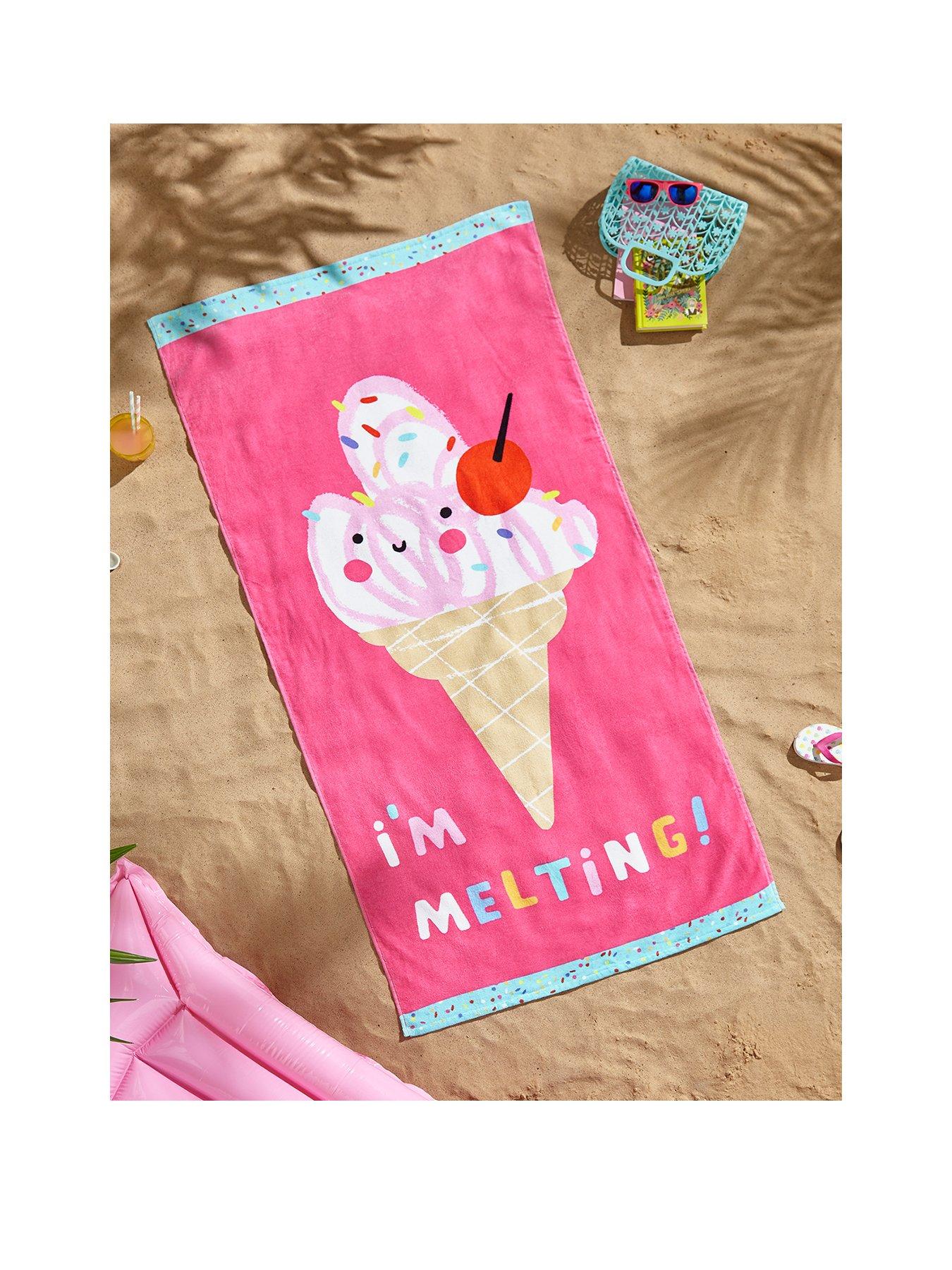 undefined I'm Melting Beach Towel