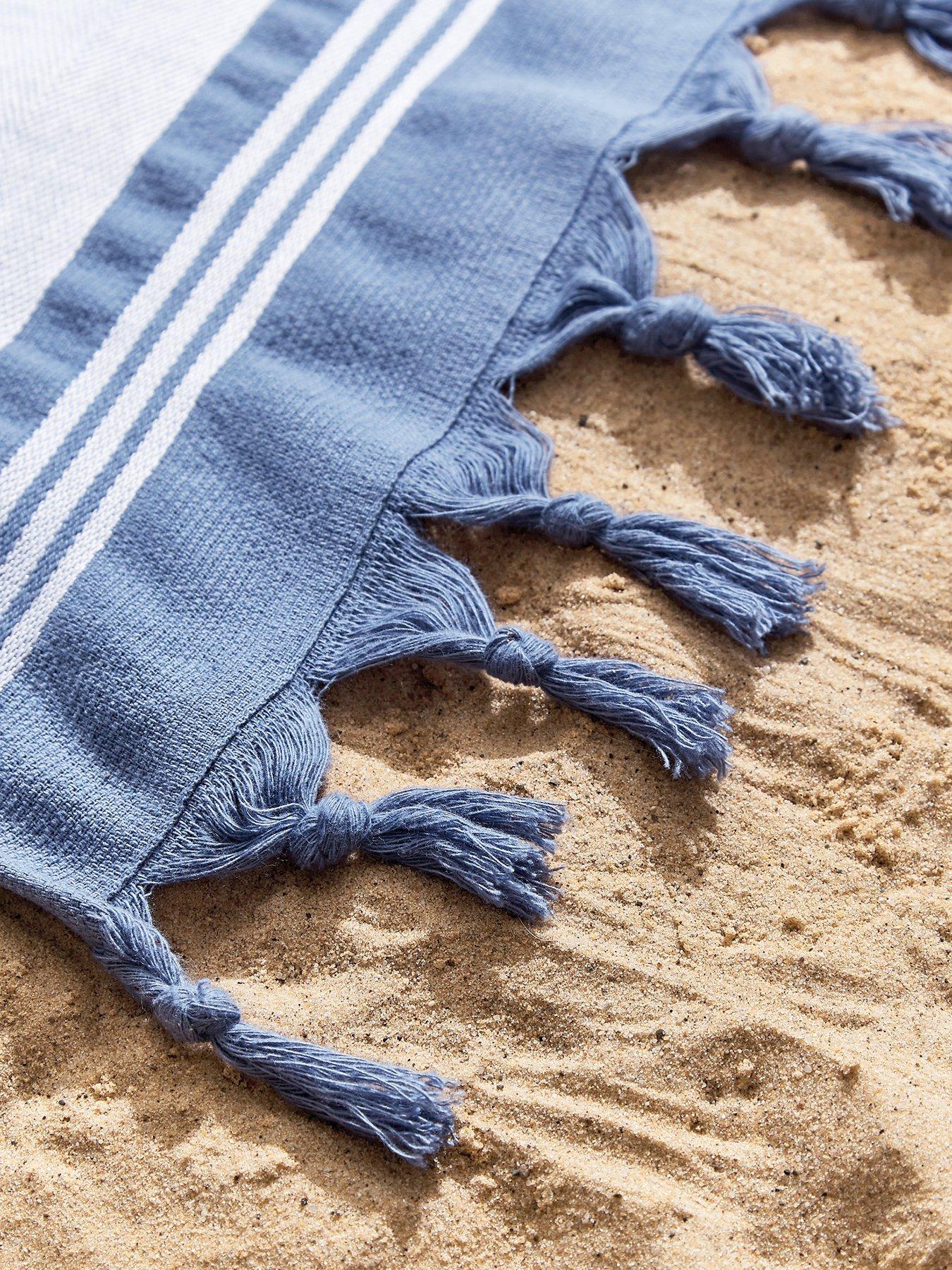 catherine-lansfield-hammam-beach-towel--blueback