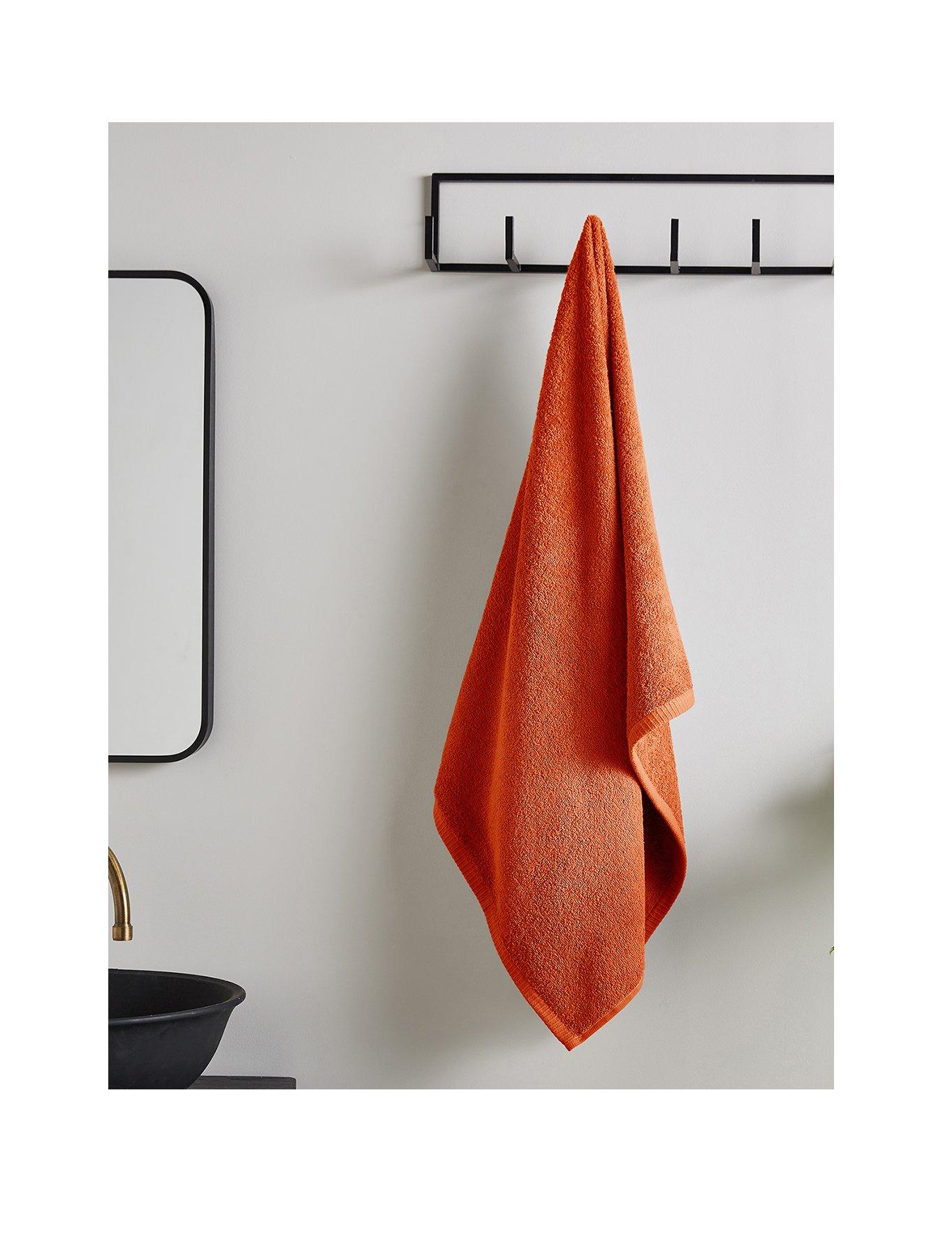 Orange towels best sale sale