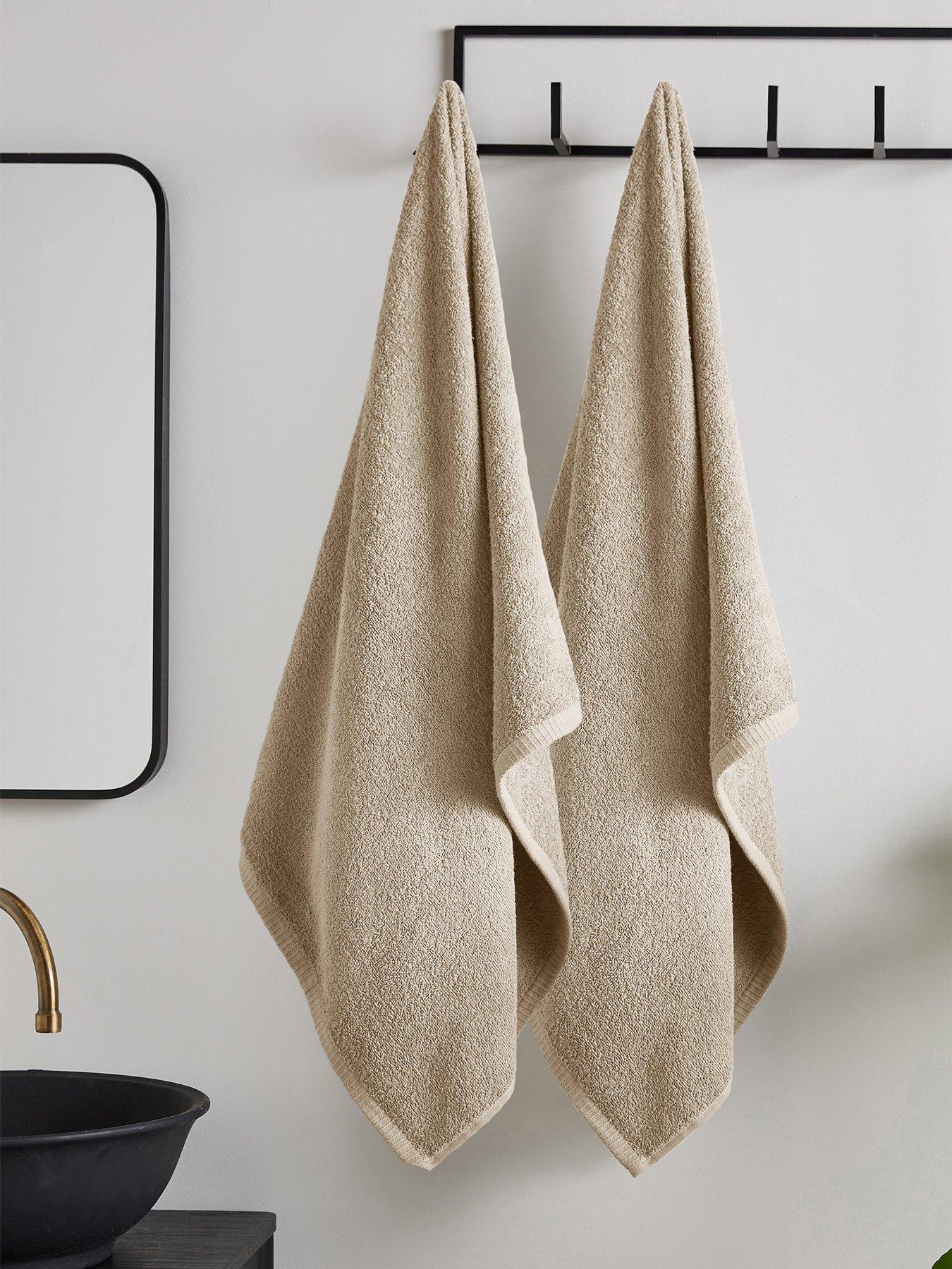 Catherine Lansfield Quick Dry Bath Sheet Pair