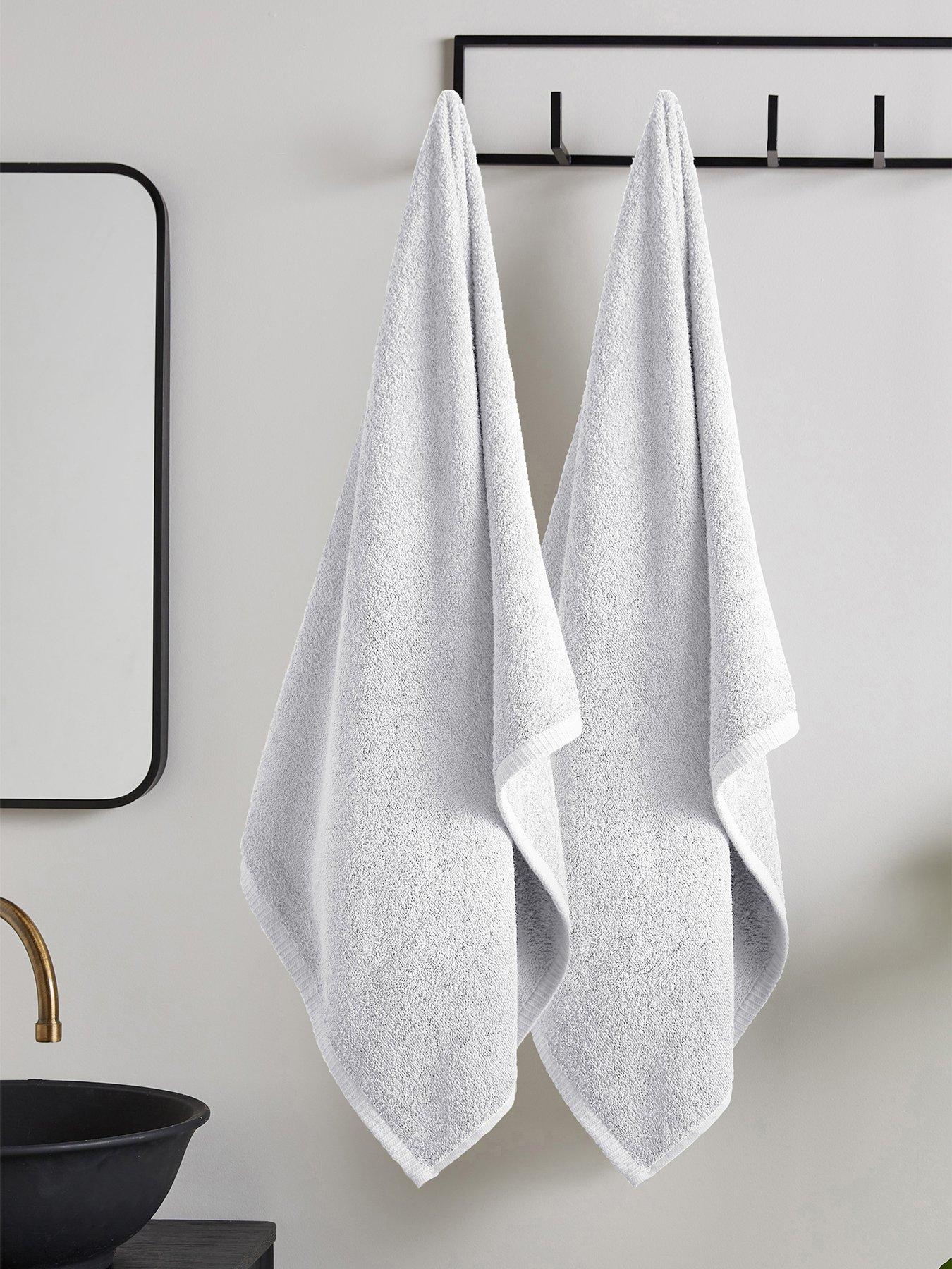 Catherine Lansfield Quick Dry Bath Sheet Pair