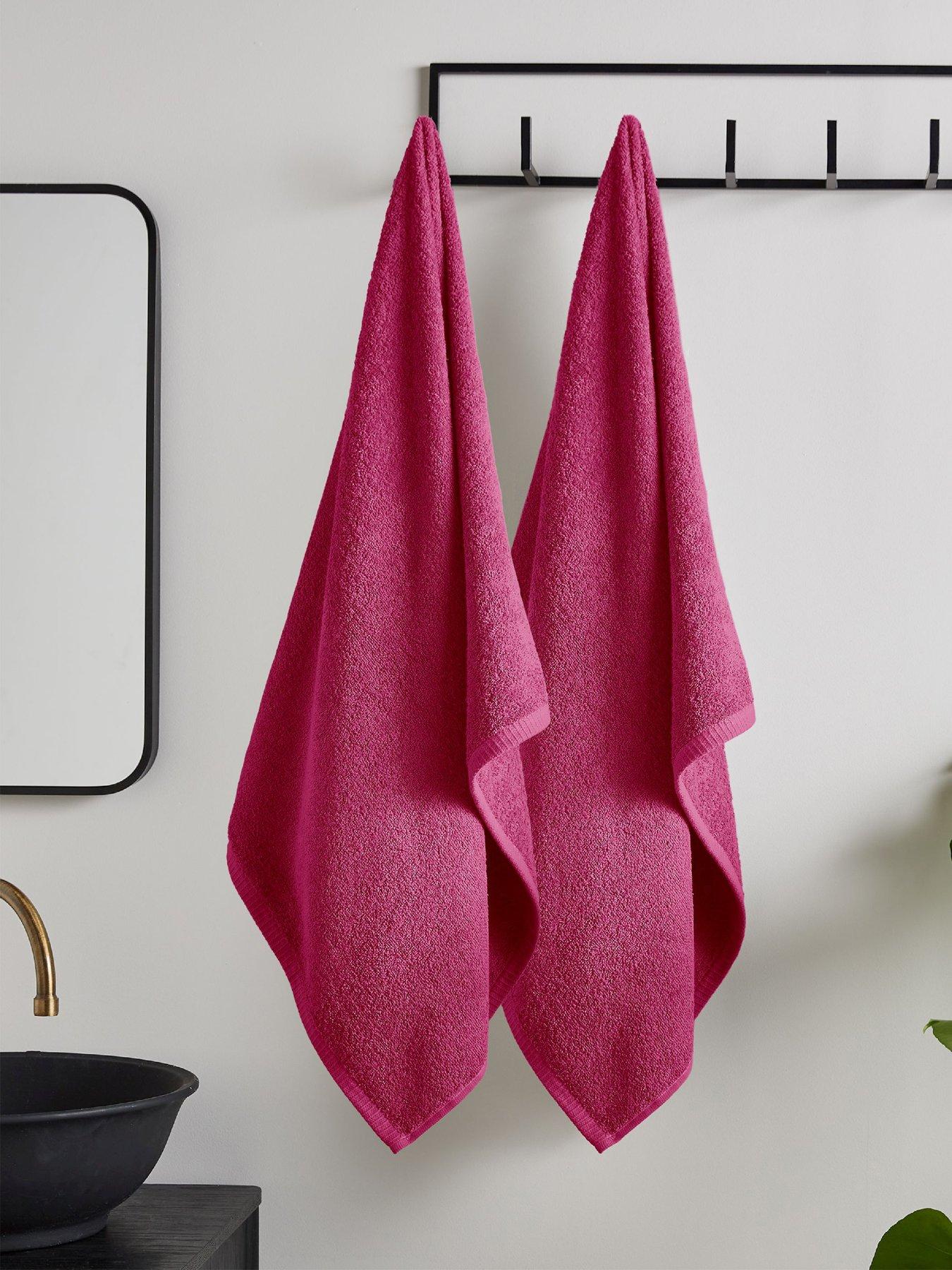 Catherine Lansfield Quick Dry Bath Sheet Pair