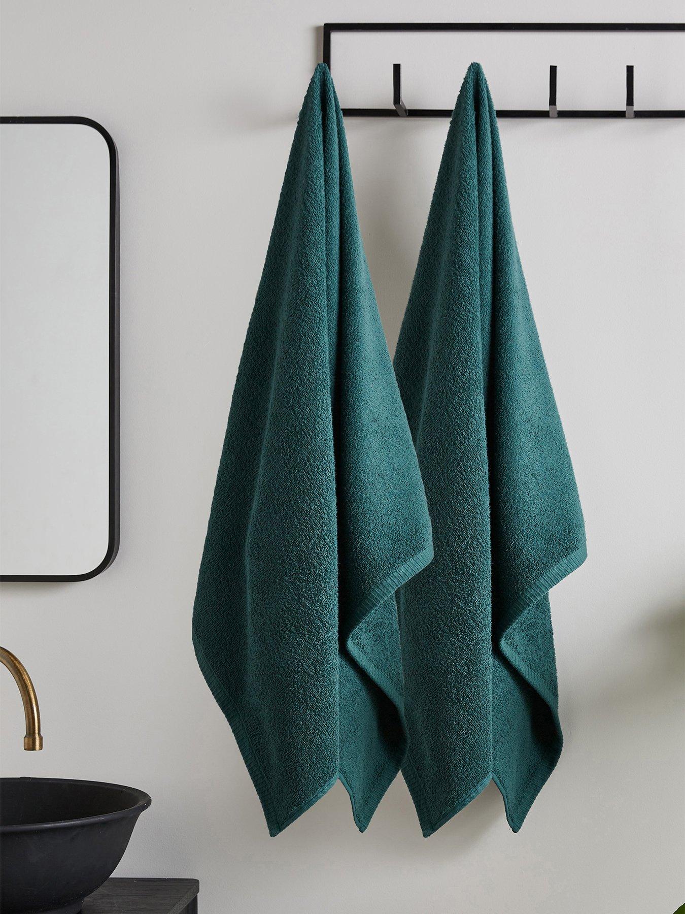 Catherine Lansfield Quick Dry Bath Sheet Pair