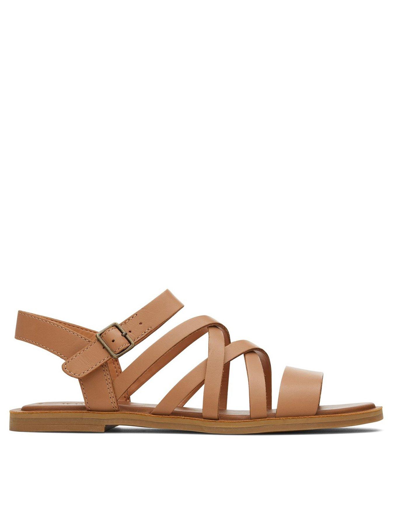 TOMS Toms Sephina Abstract Cow Printed Leather Sandals Very Ireland