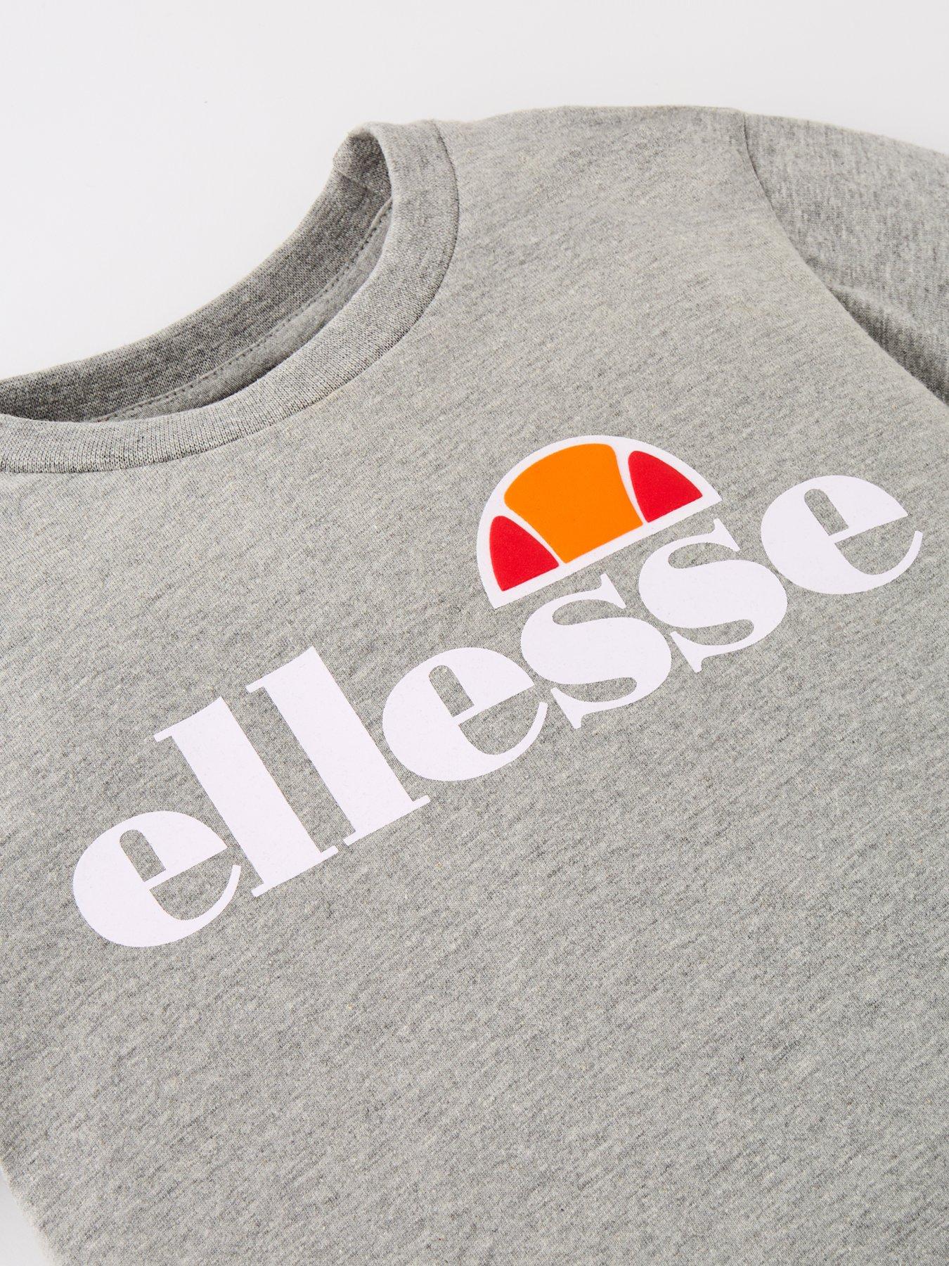 ellesse-infantnbspgirls-jena-short-sleevenbspt-shirt-greyoutfit