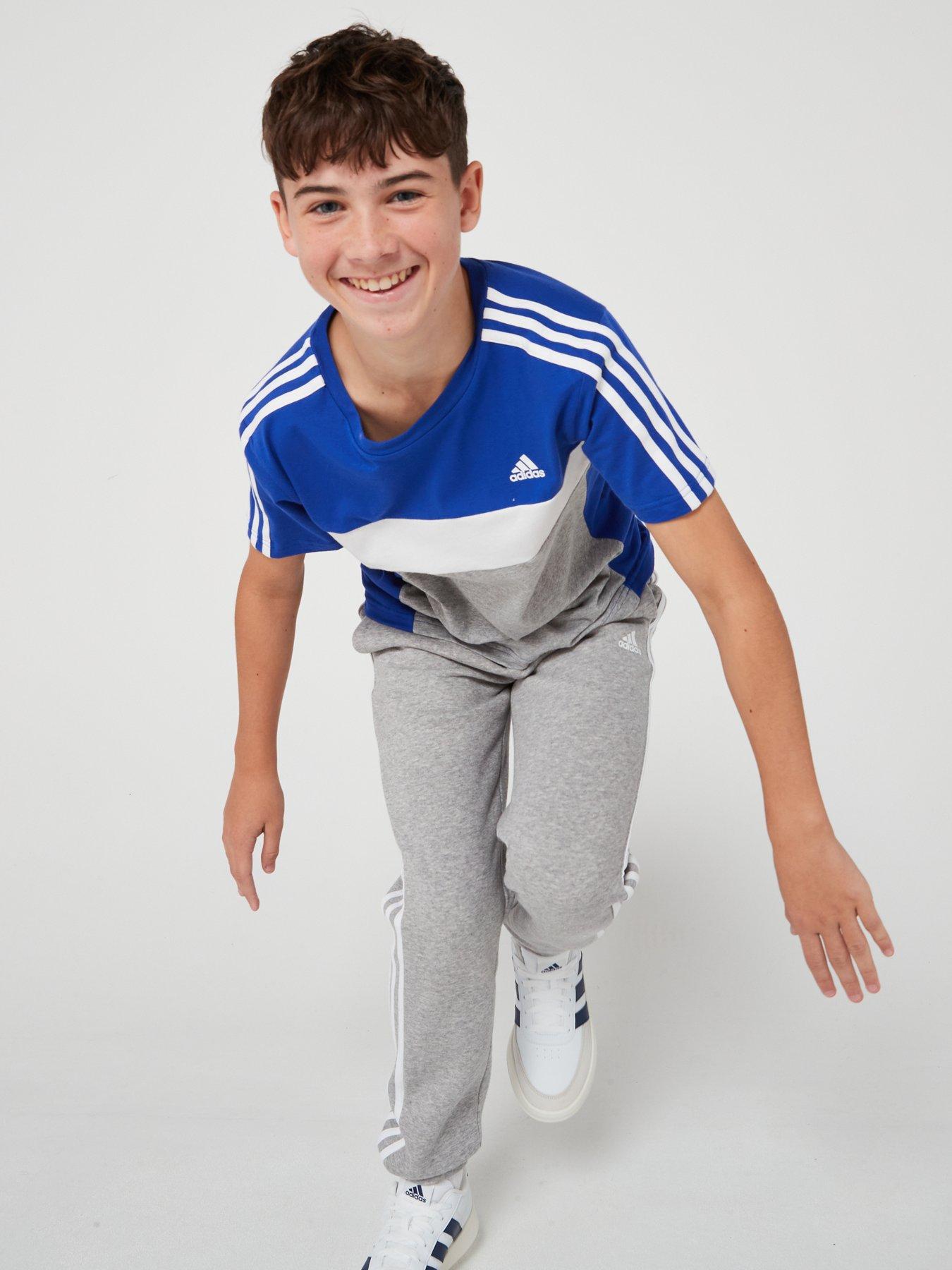 adidas-sportswear-junior-kids-colorblock-short-sleeve-t-shirt-nbsp--bluedetail