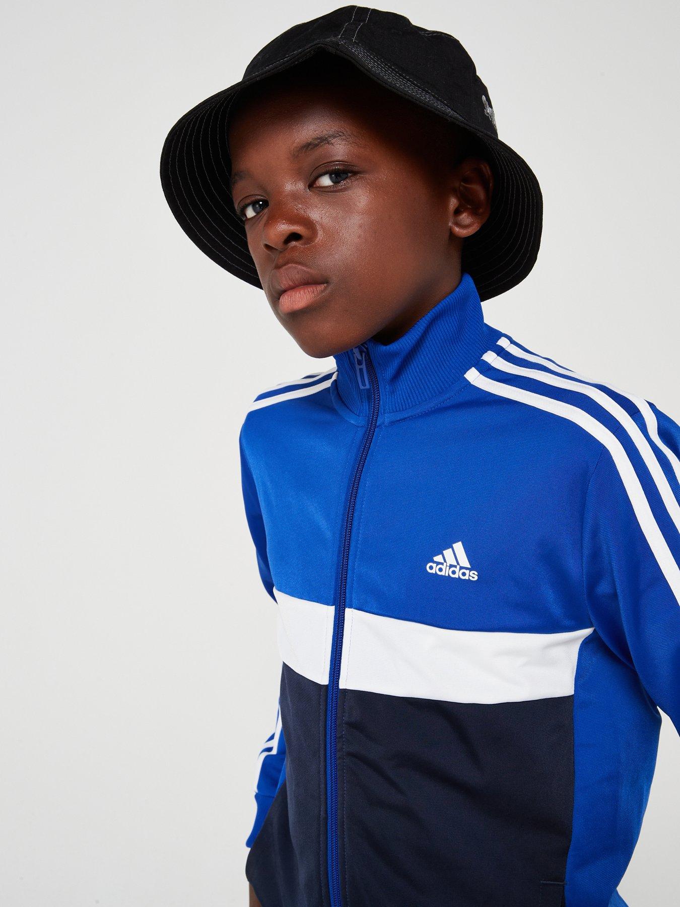 adidas-sportswear-junior-kids-colorblock-tracksuit-blueoutfit