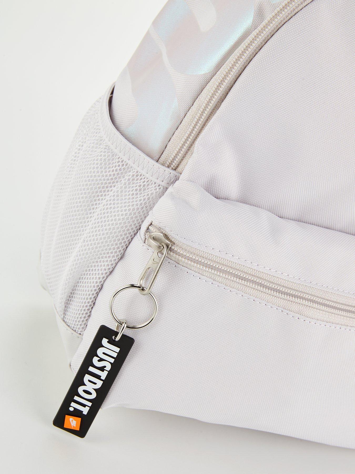 Nike grey and iridescent just outlet do it mini backpack