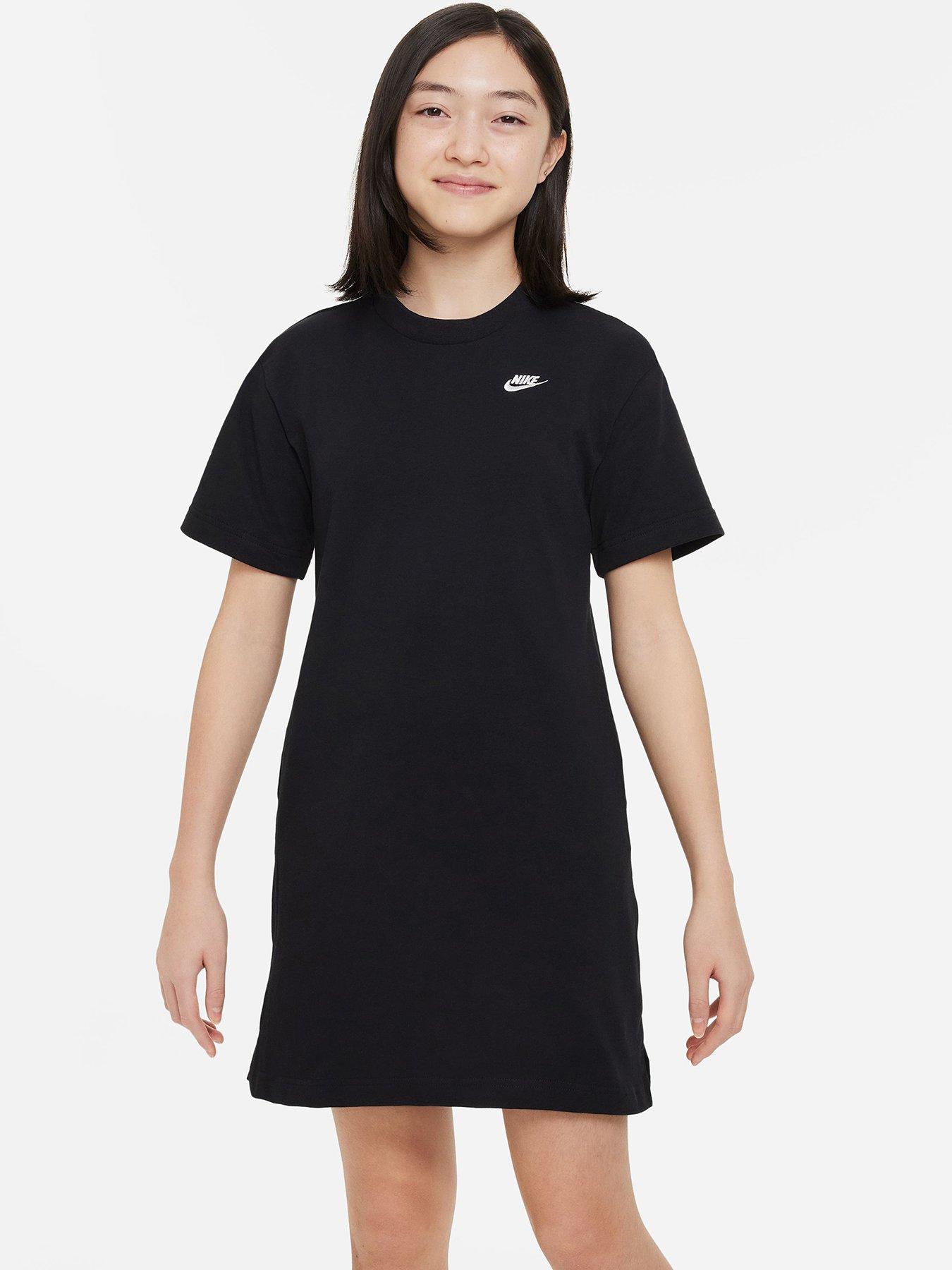 Nike black 2025 t shirt dress