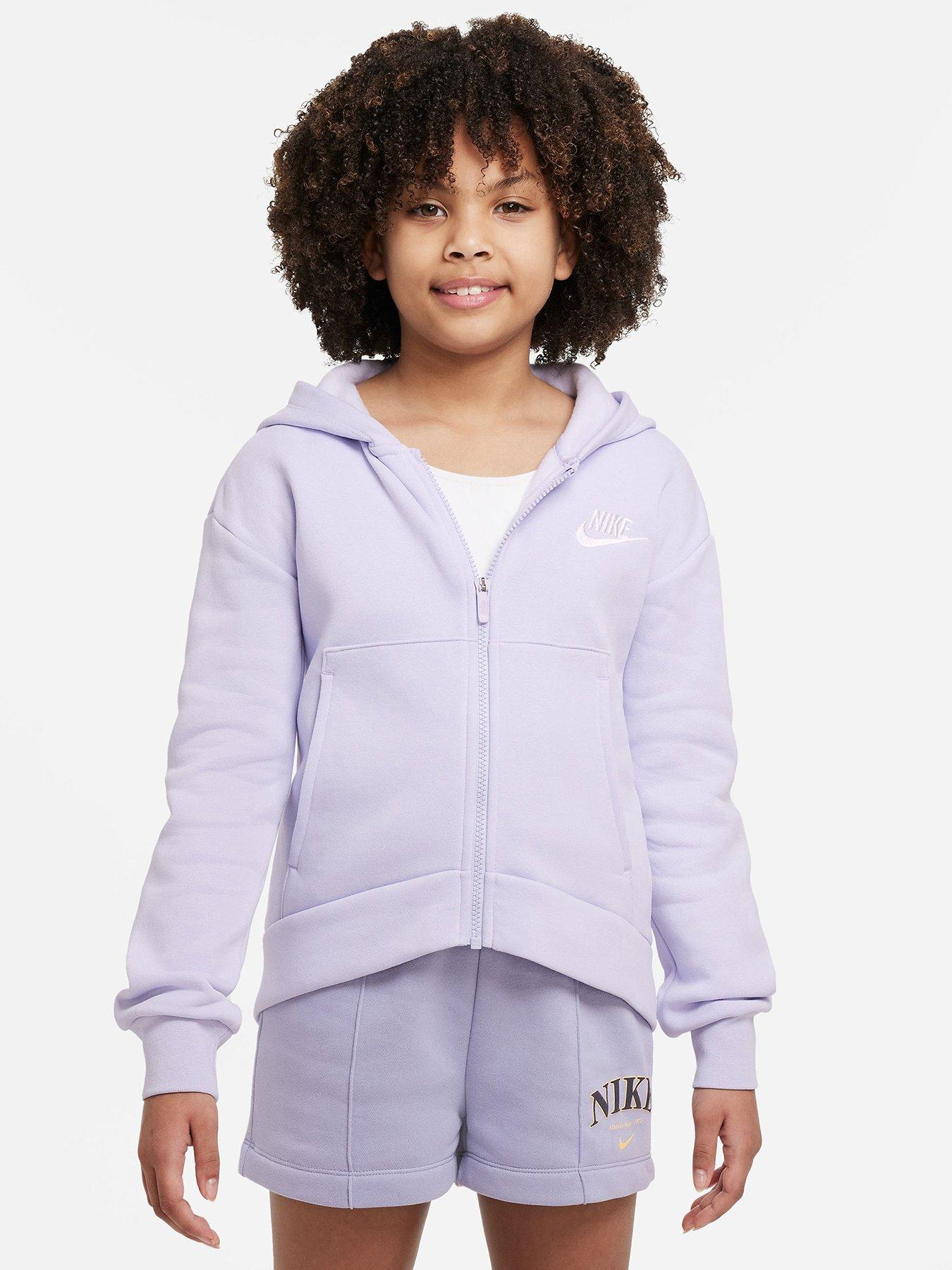 Purple nike hot sale zip up