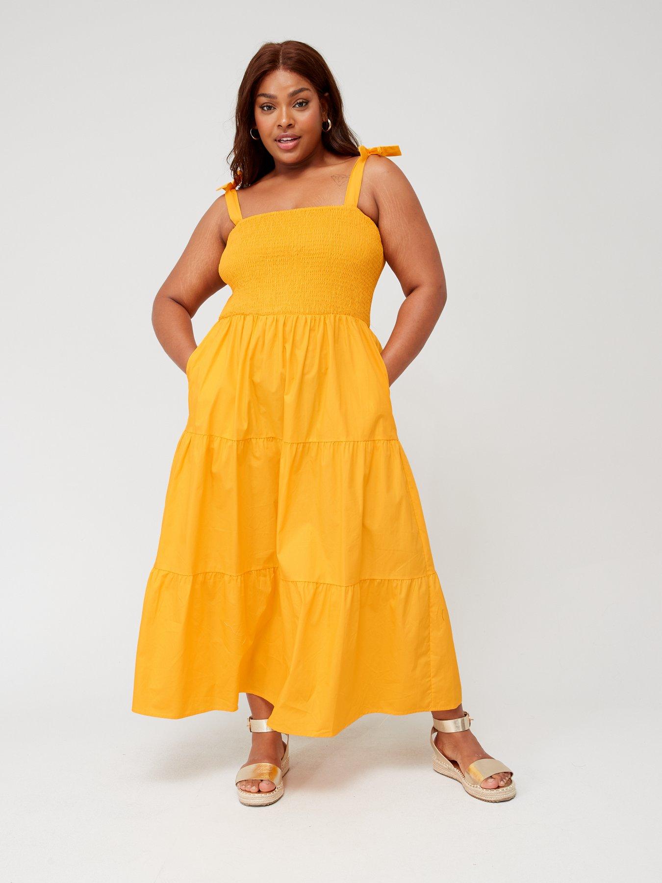 City chic yellow dress deals