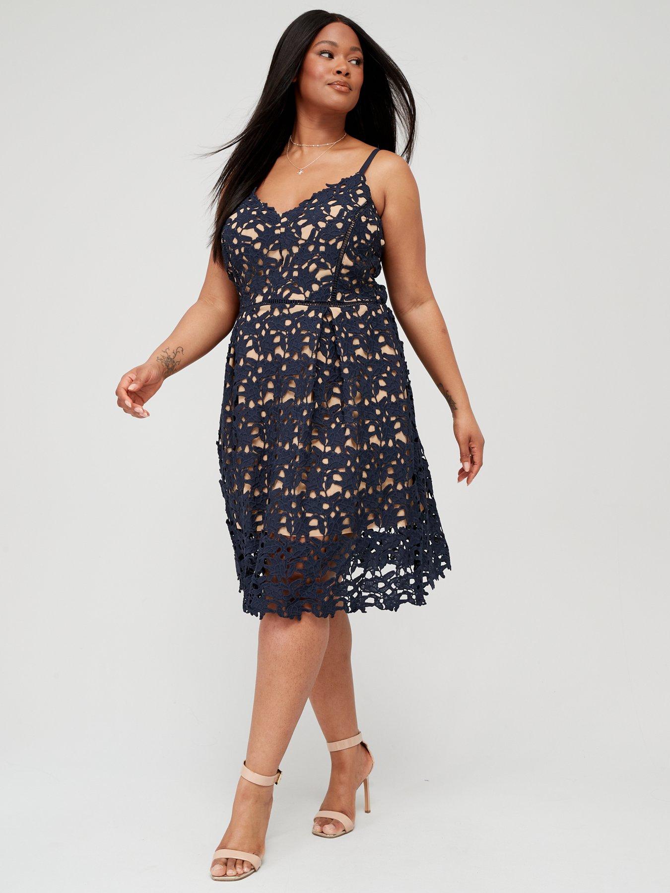 city-chic-so-fancy-dress-navyfront