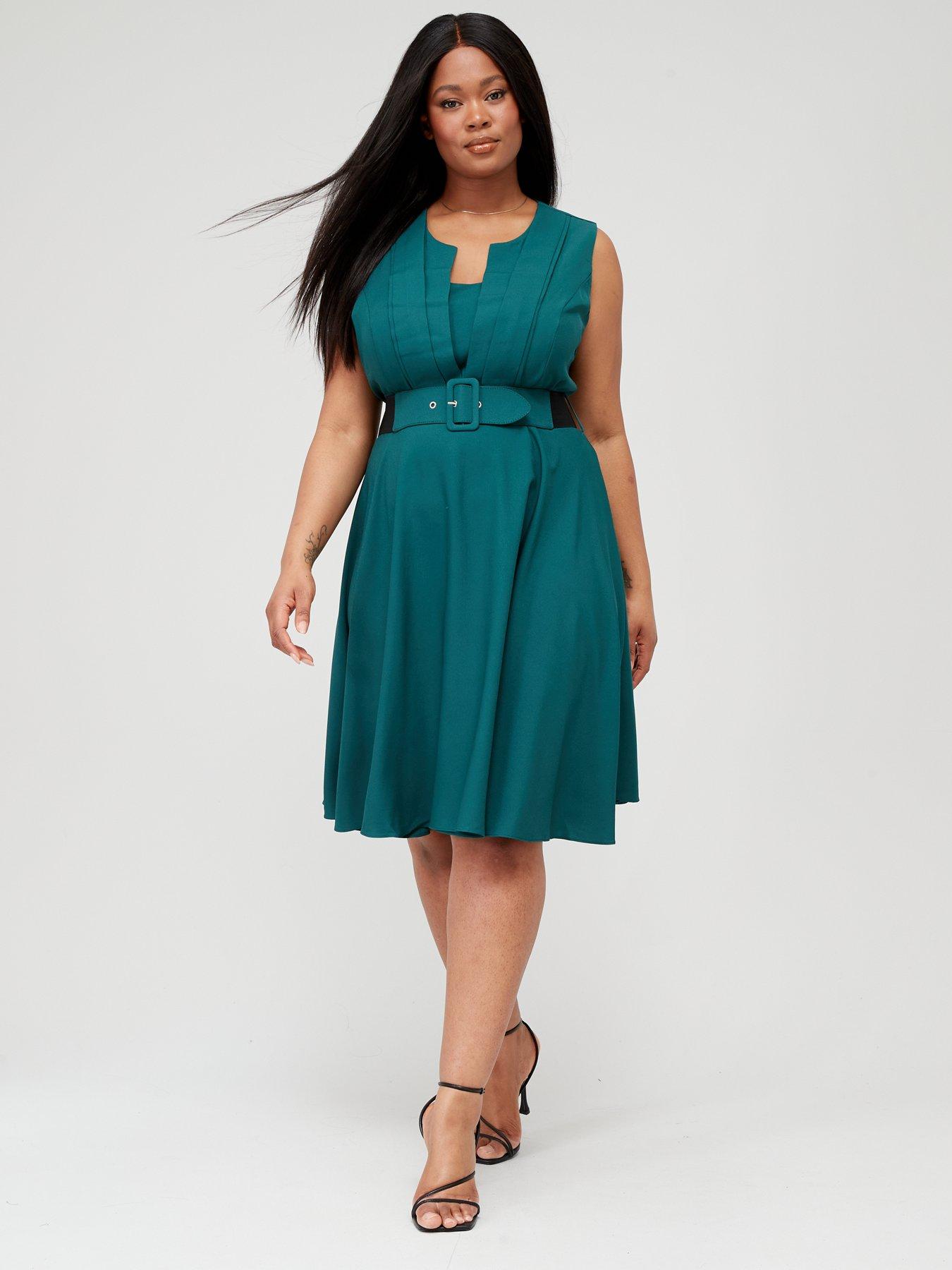 City chic clearance green dress