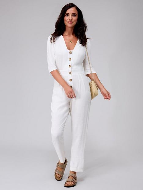 lucy-mecklenburgh-button-through-utility-jumpsuit-off-white