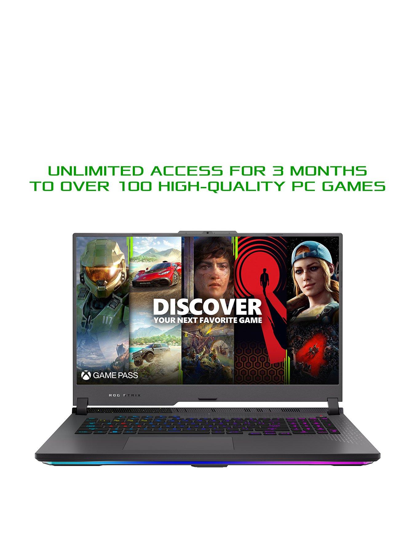 Image 2 of 7 of Asus ROG Strix G17 Gaming Laptop - 17.3in FHD,&nbsp;RTX 4070, AMD Ryzen 9, 16GB RAM, 1TB SSD
