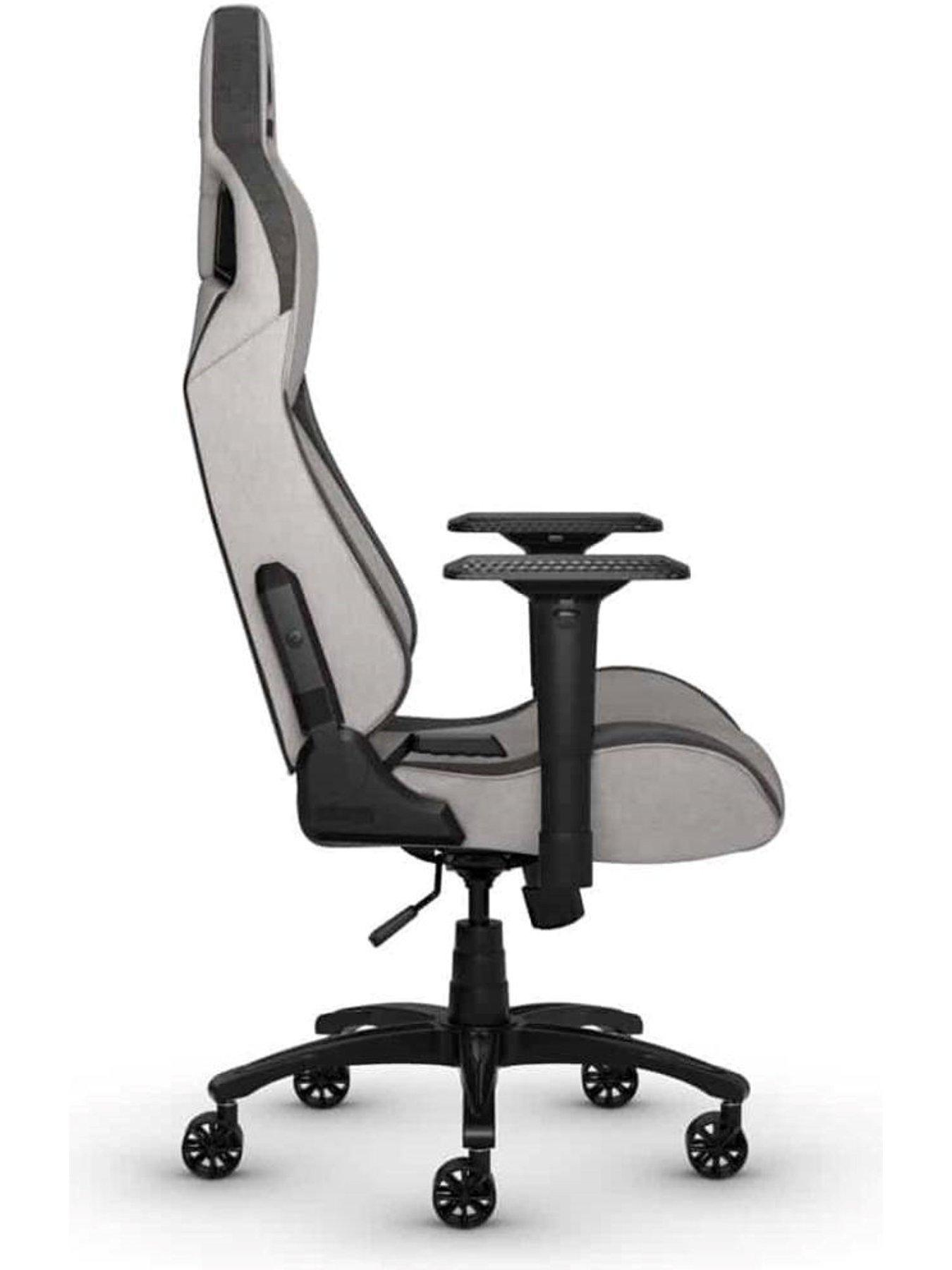 Image 4 of 7 of CORSAIR T3 Rush 2023 Fabric Gaming Chair - Charcoal/Grey