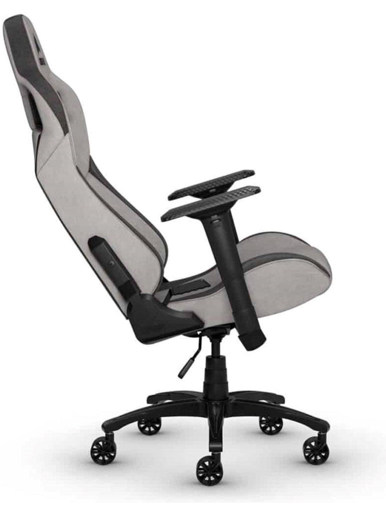 Image 5 of 7 of CORSAIR T3 Rush 2023 Fabric Gaming Chair - Charcoal/Grey