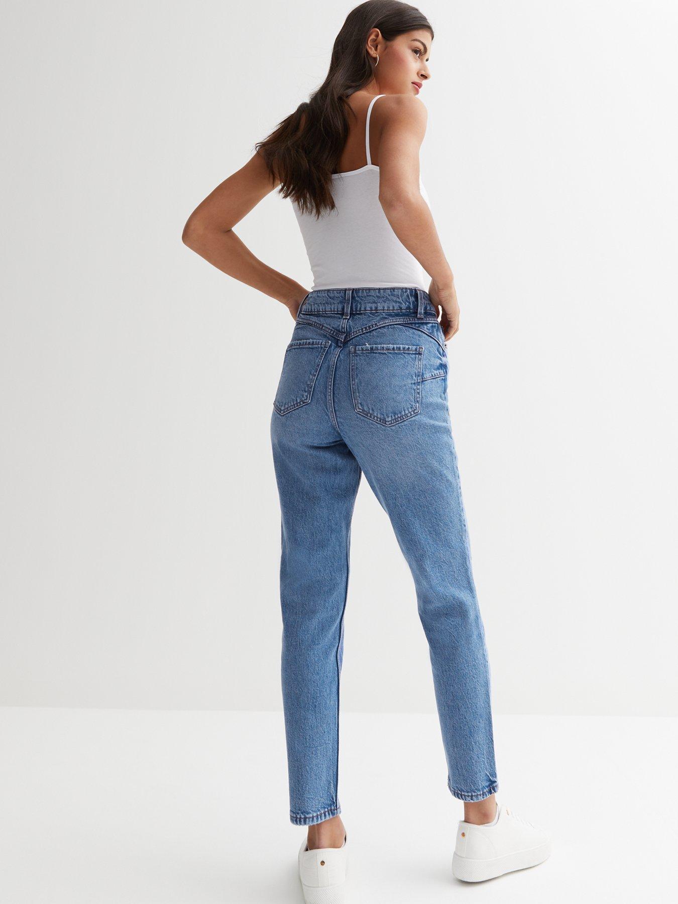 new-look-bright-blue-waist-enhance-tori-mom-jeansstillFront