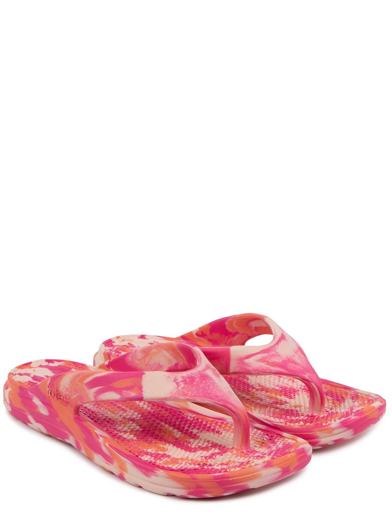 totes-ladies-solbounce-toe-post-sandal-pinkback