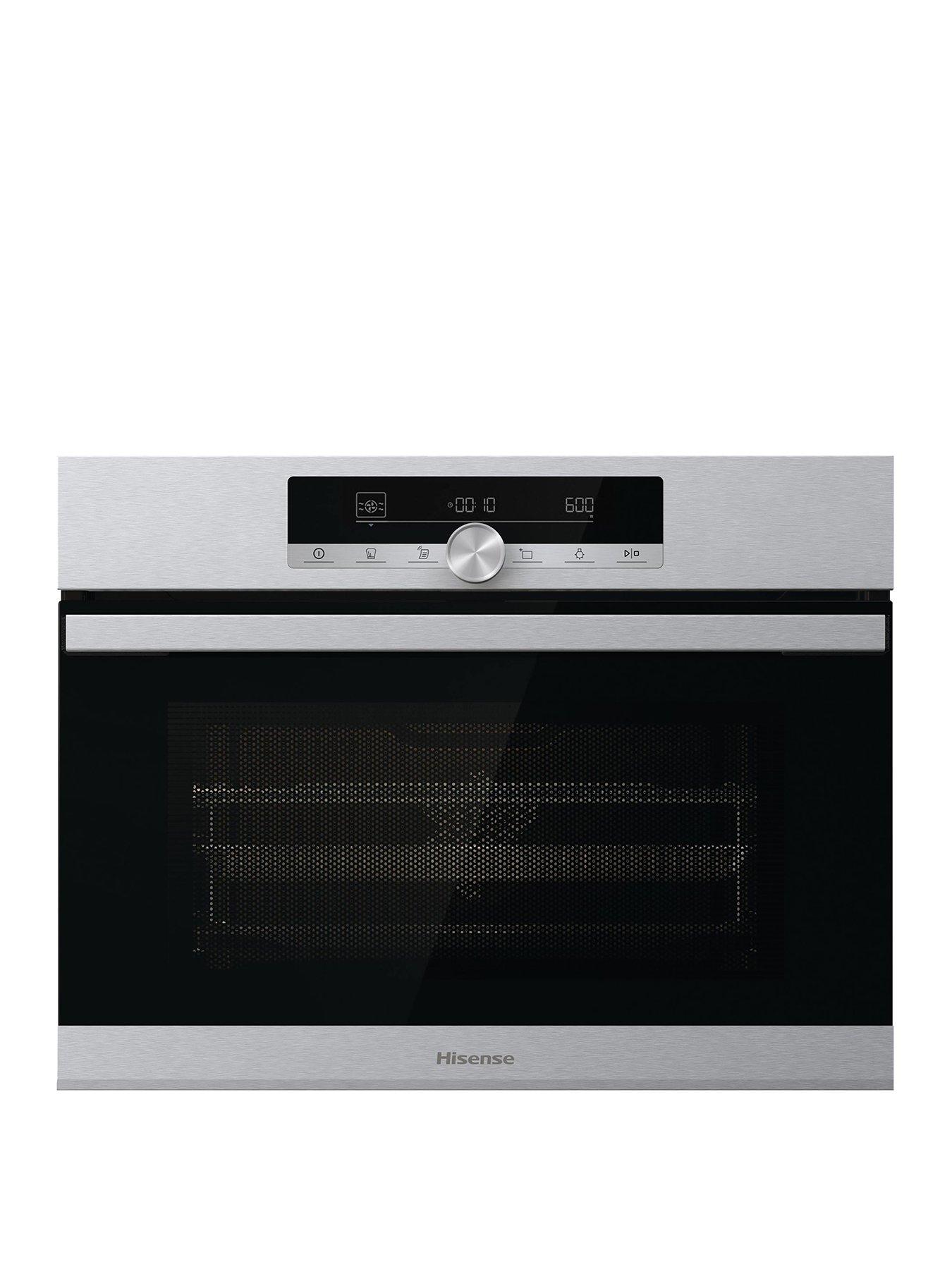 hisense-hisense-bim44321ax-built-in-compact-electric-single-oven-with-microwave-function-stainless-steel