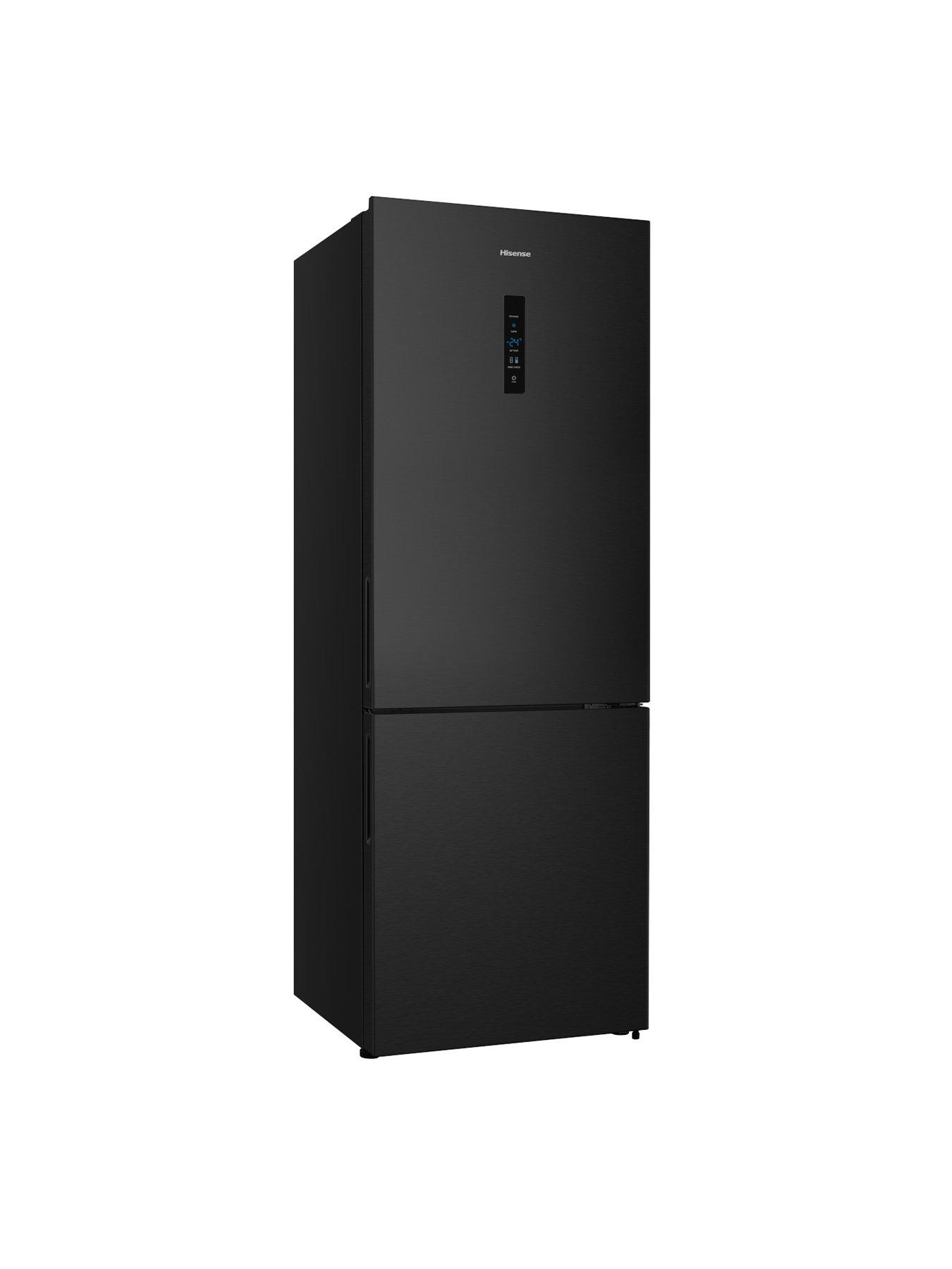 hisense-rb435n4bfe-60cm-widenbsp7030-frost-free-fridge-freezer-black-stainless-steelstillFront