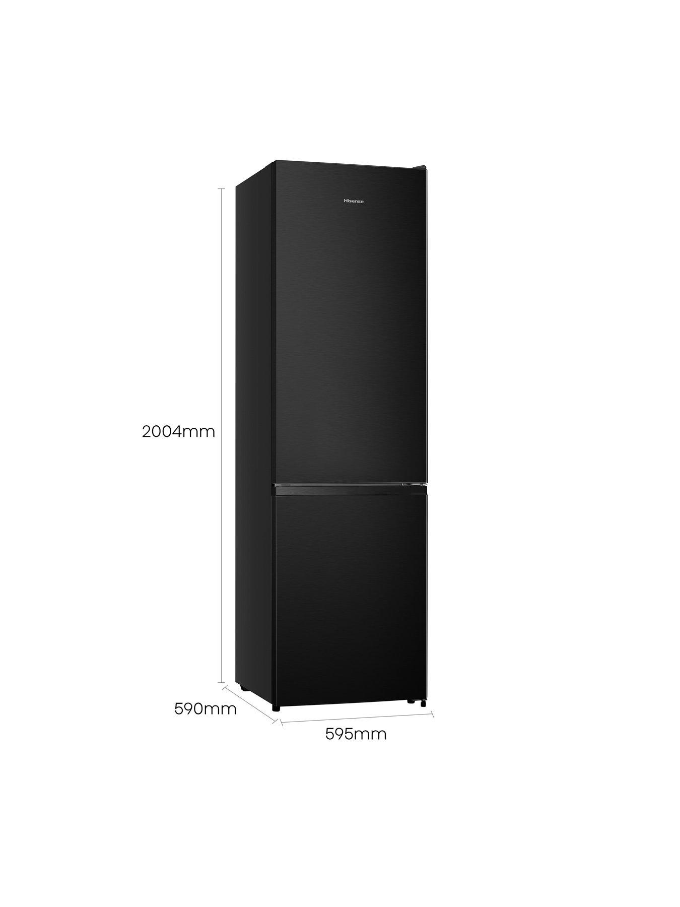 Image 6 of 7 of Hisense RB435N4BFE 60cm Wide&nbsp;70/30 Frost-Free Fridge Freezer - Black / Stainless Steel
