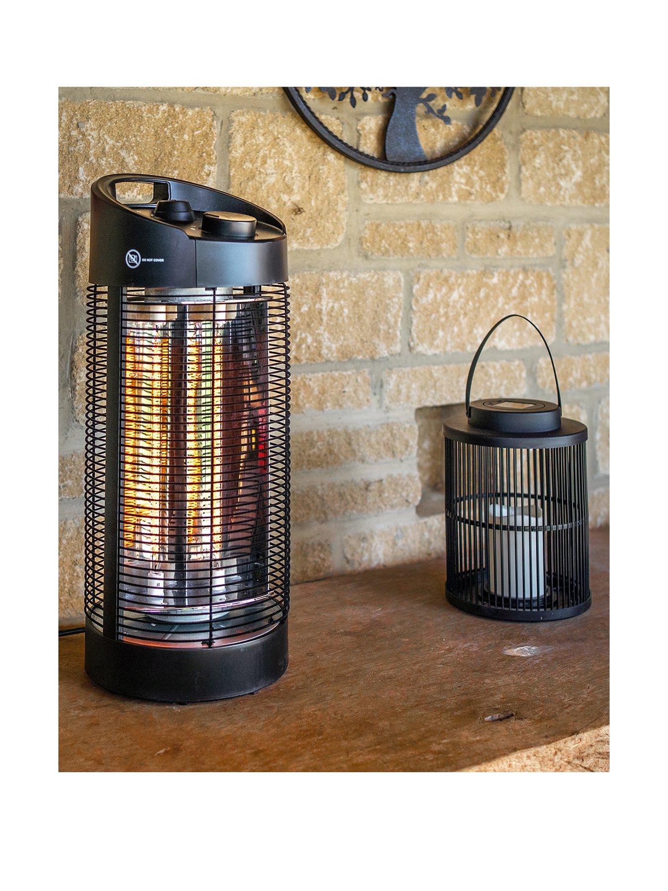 Image 1 of 4 of HAVANNA Grande Mojo Rotating Heater - 600/1200W Carbon Fibre