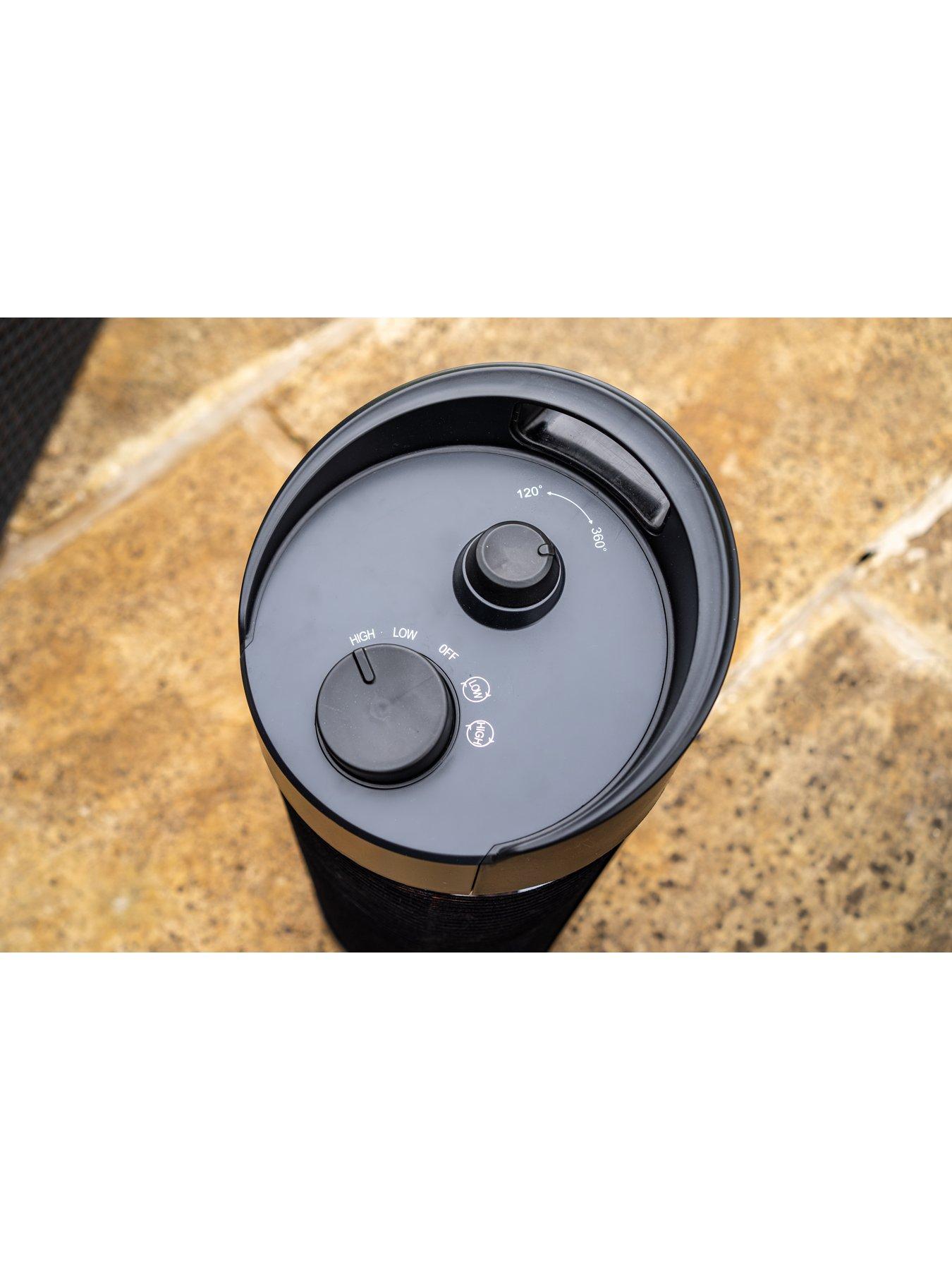 Image 3 of 4 of HAVANNA Grande Mojo Rotating Heater - 600/1200W Carbon Fibre