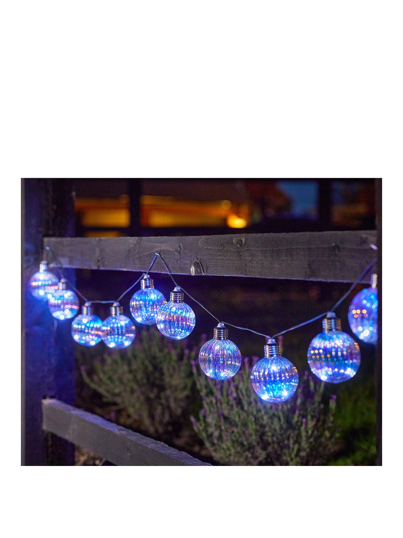 Image 1 of 5 of Smart Solar Firefly Opal Orb Solar String Lights