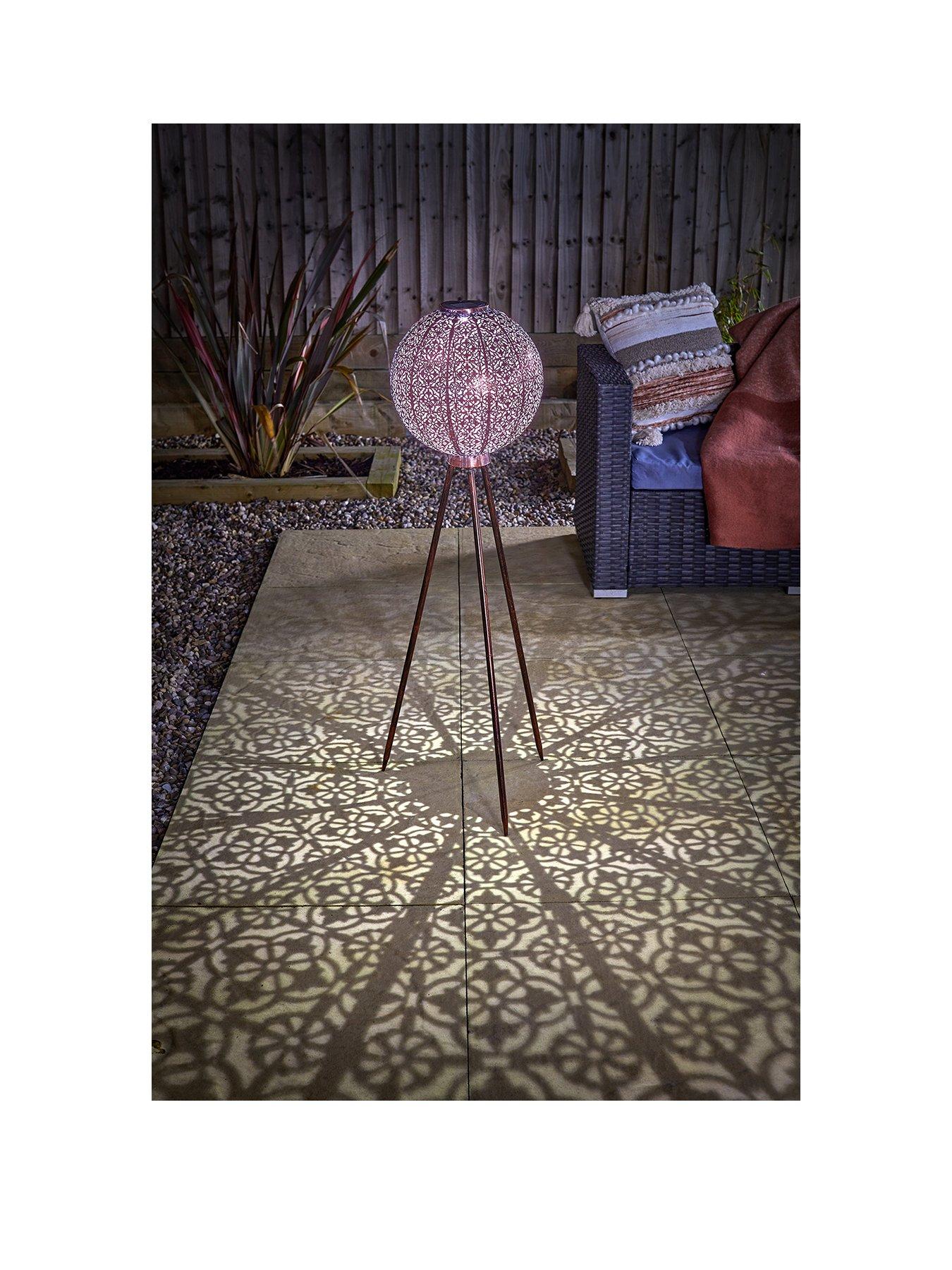 undefined TriSol Damasque Solar Garden Lamp