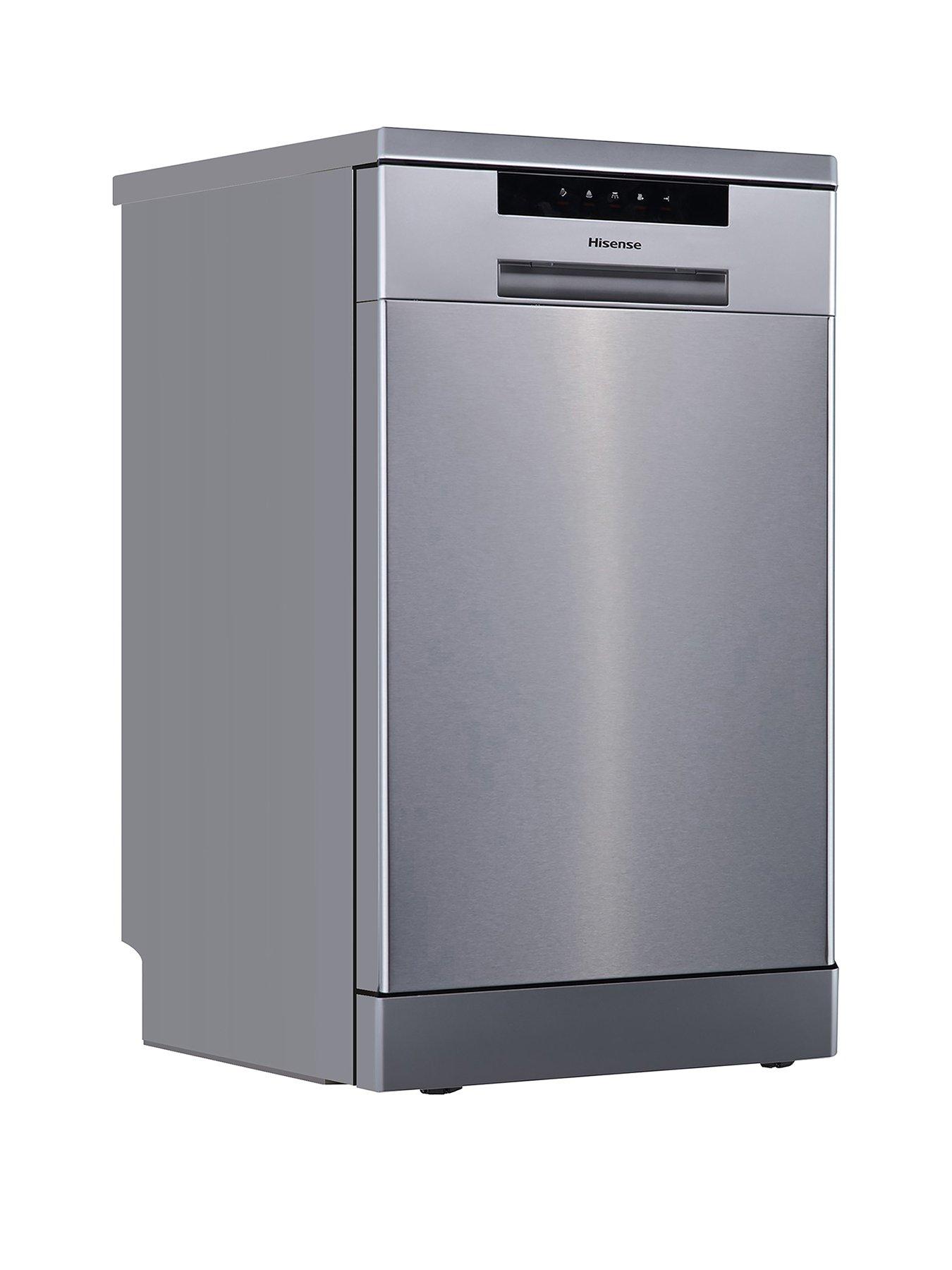 hisense-hs523e15xuk-slimline-30-minute-quick-wash-10-place-dishwasher-ndash-stainless-steel