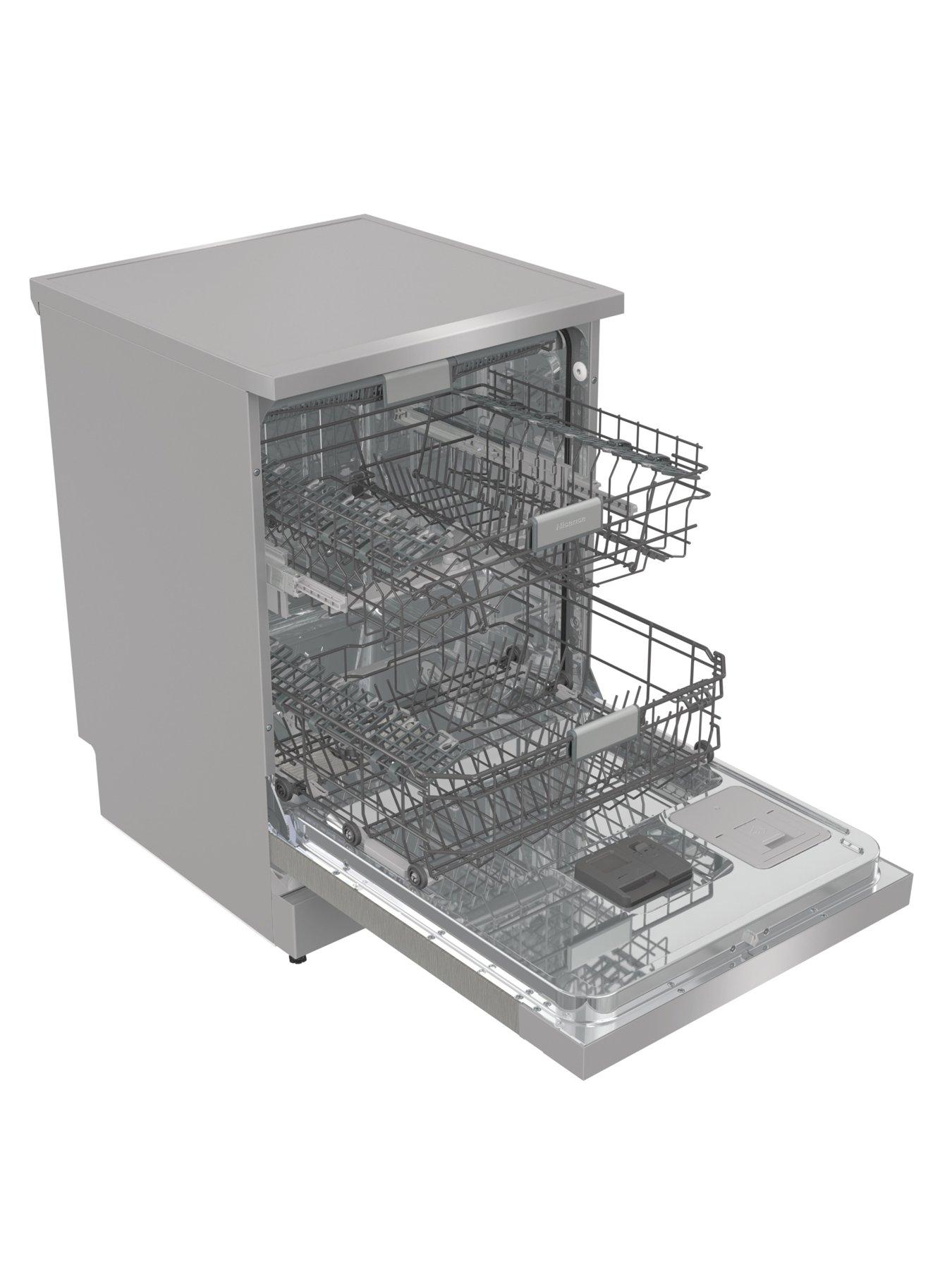 hisense-hs693c60xaduk-freestanding-16-place-dishwasher-with-wifinbspamp-auto-dose-silveroutfit