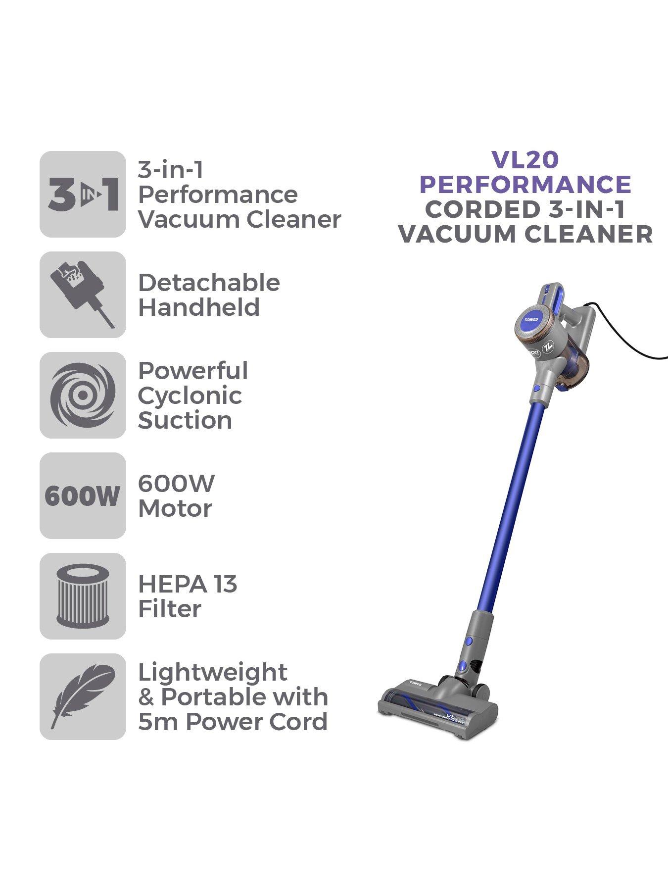 tower-vl20-performance-pets-corded-vacuum-cleanerstillFront