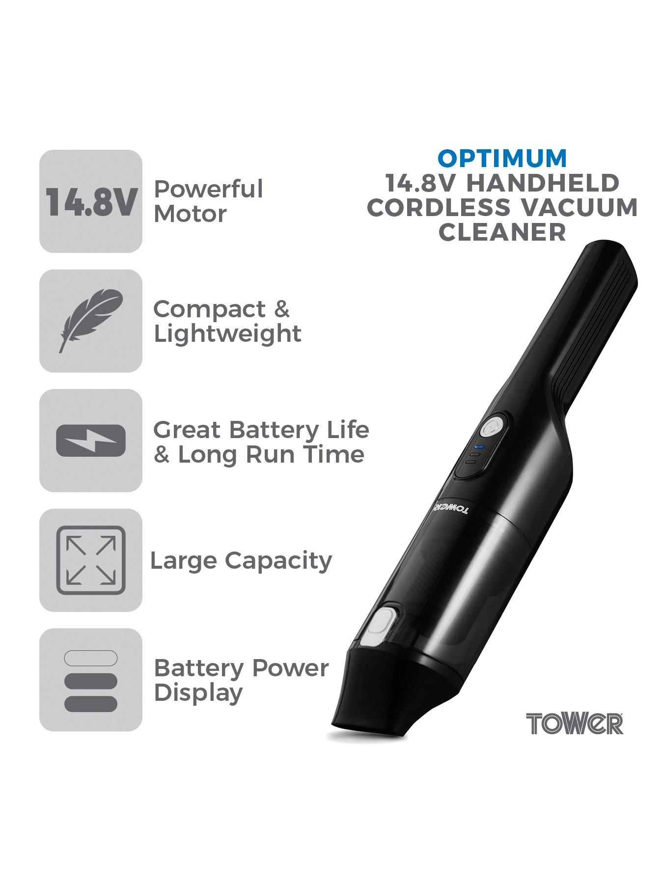 tower-optimum-148v-handheld-vacuum-cleanerstillFront