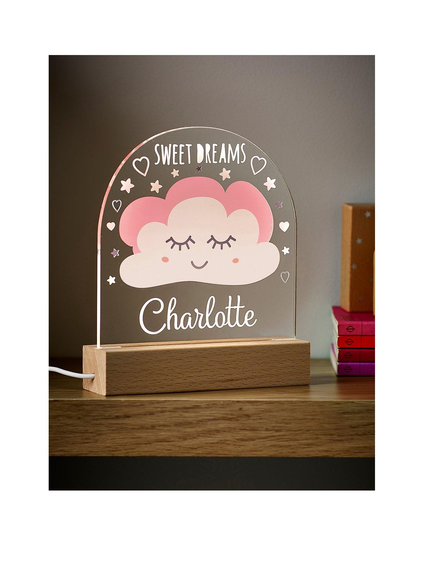 Love Abode Personalised LED "Sweet Dreams" Night Light