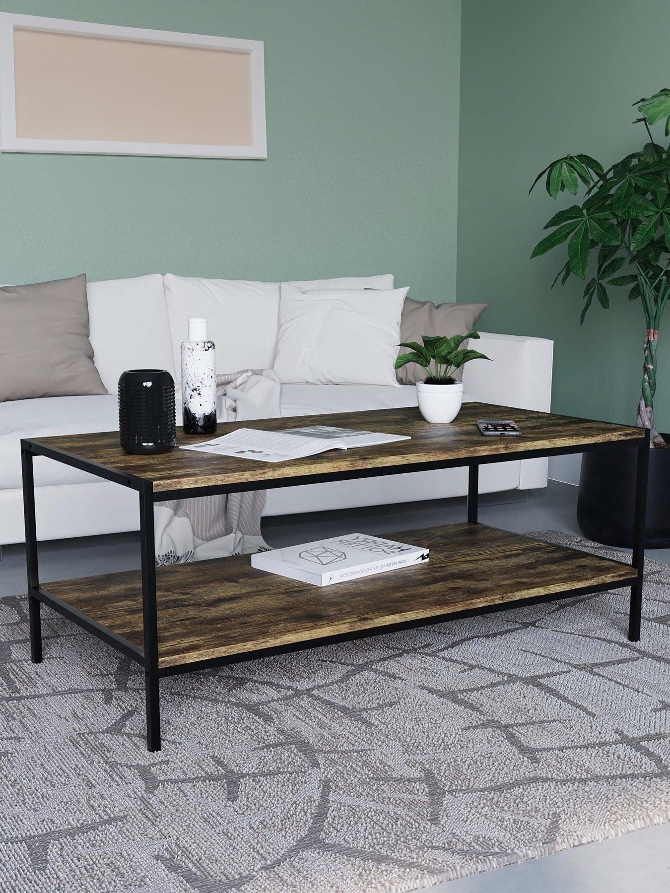 Vida Designs Brooklyn Coffee Table - Dark Oak