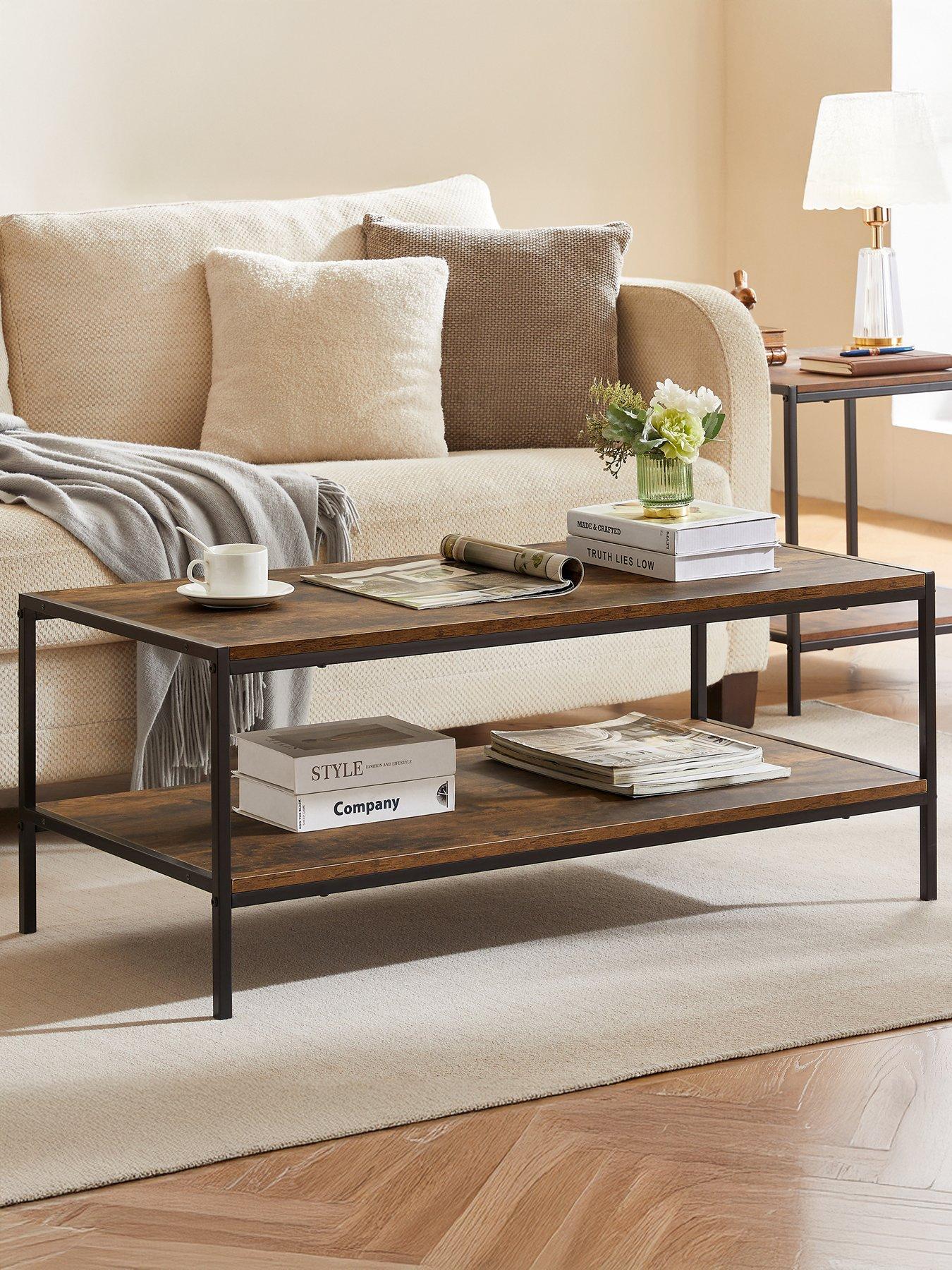 Vida Designs Brooklyn Coffee Table - Dark Oak