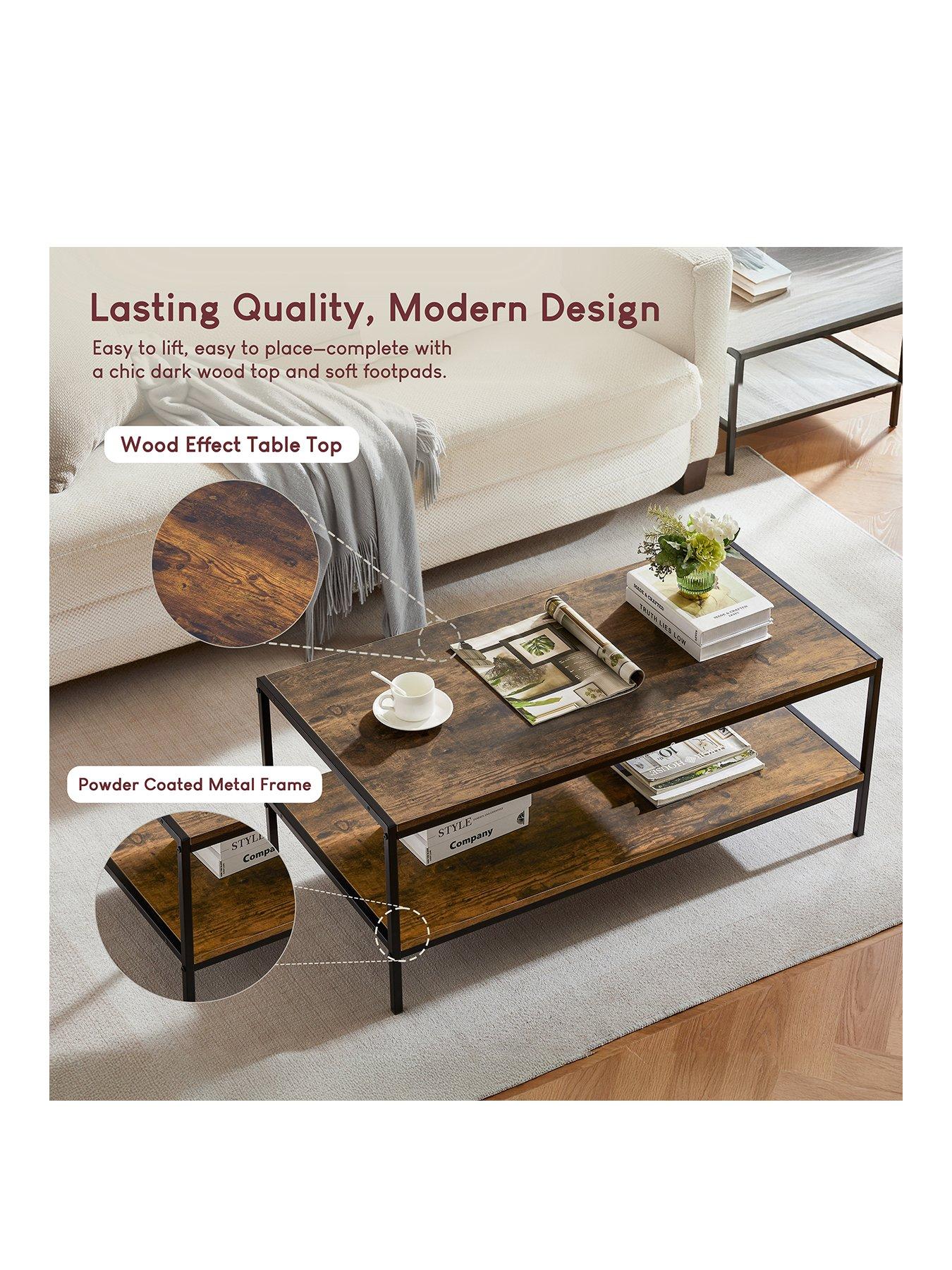 Image 2 of 6 of Vida Designs Brooklyn Coffee Table - Dark Oak