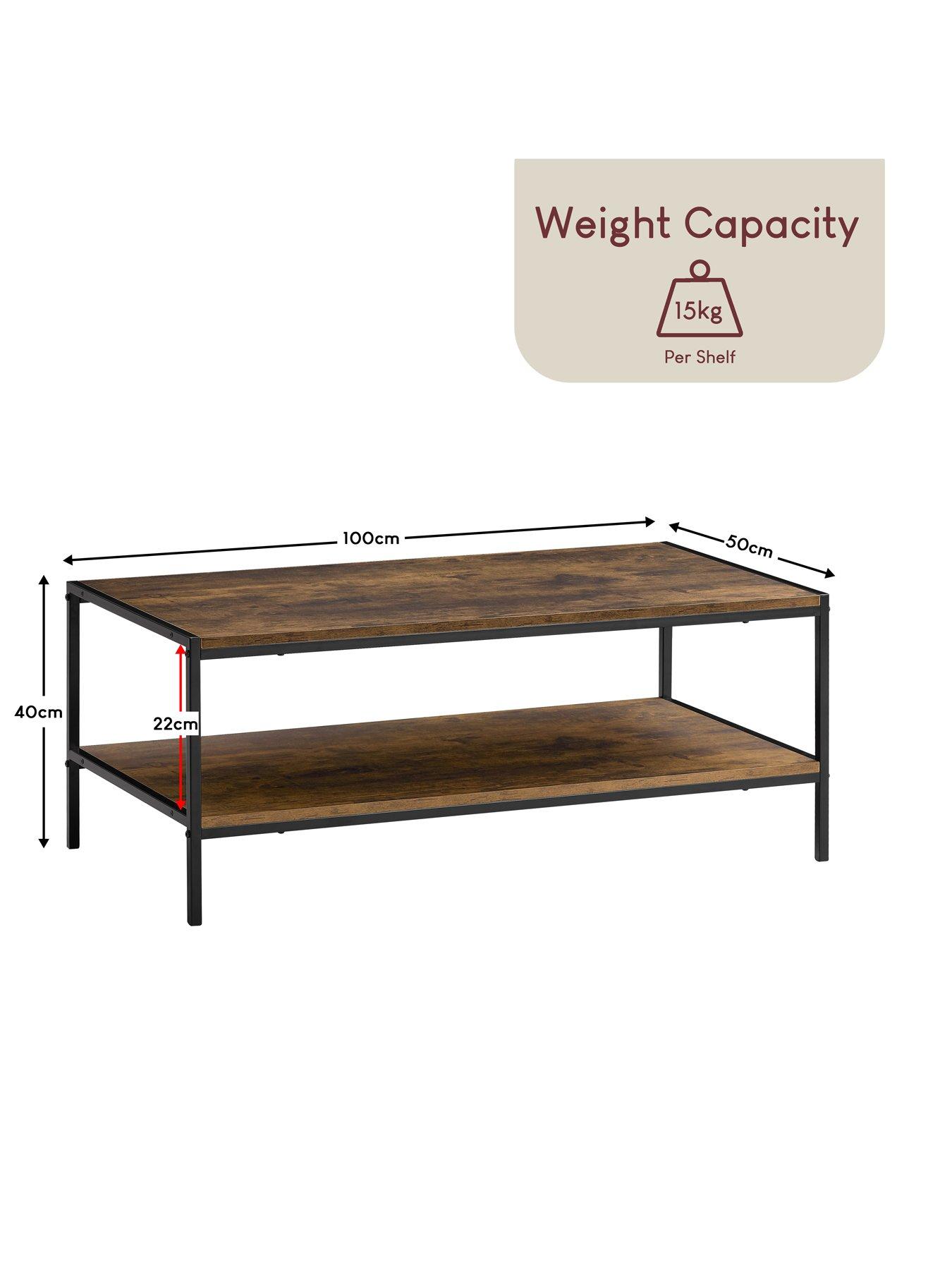 Image 5 of 6 of Vida Designs Brooklyn Coffee Table - Dark Oak