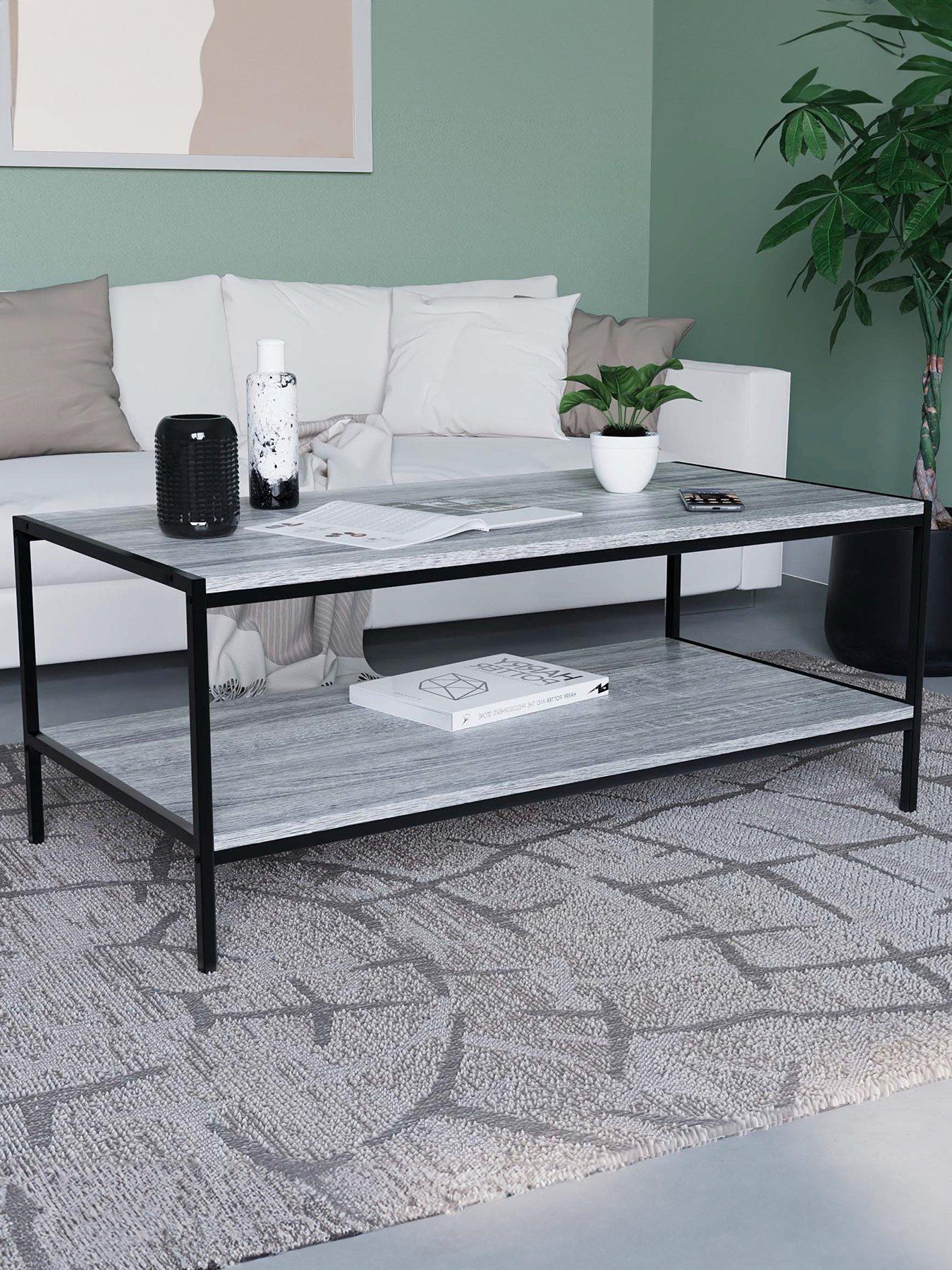 Vida Designs Brooklyn Coffee Table - Grey Oak