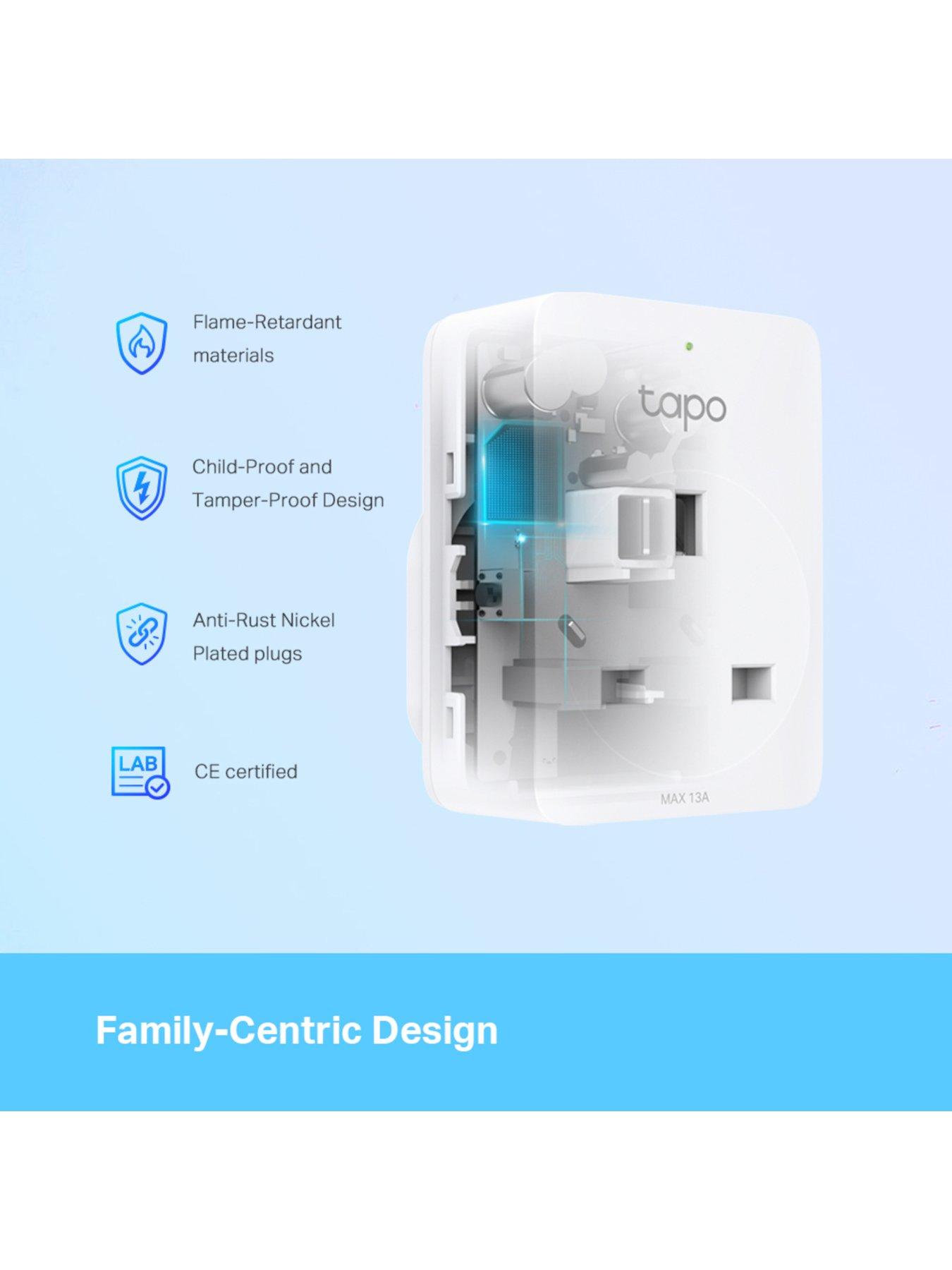 Image 4 of 7 of TP Link Tapo P110 Smart Socket with Energy Monitoring (4-Pack)