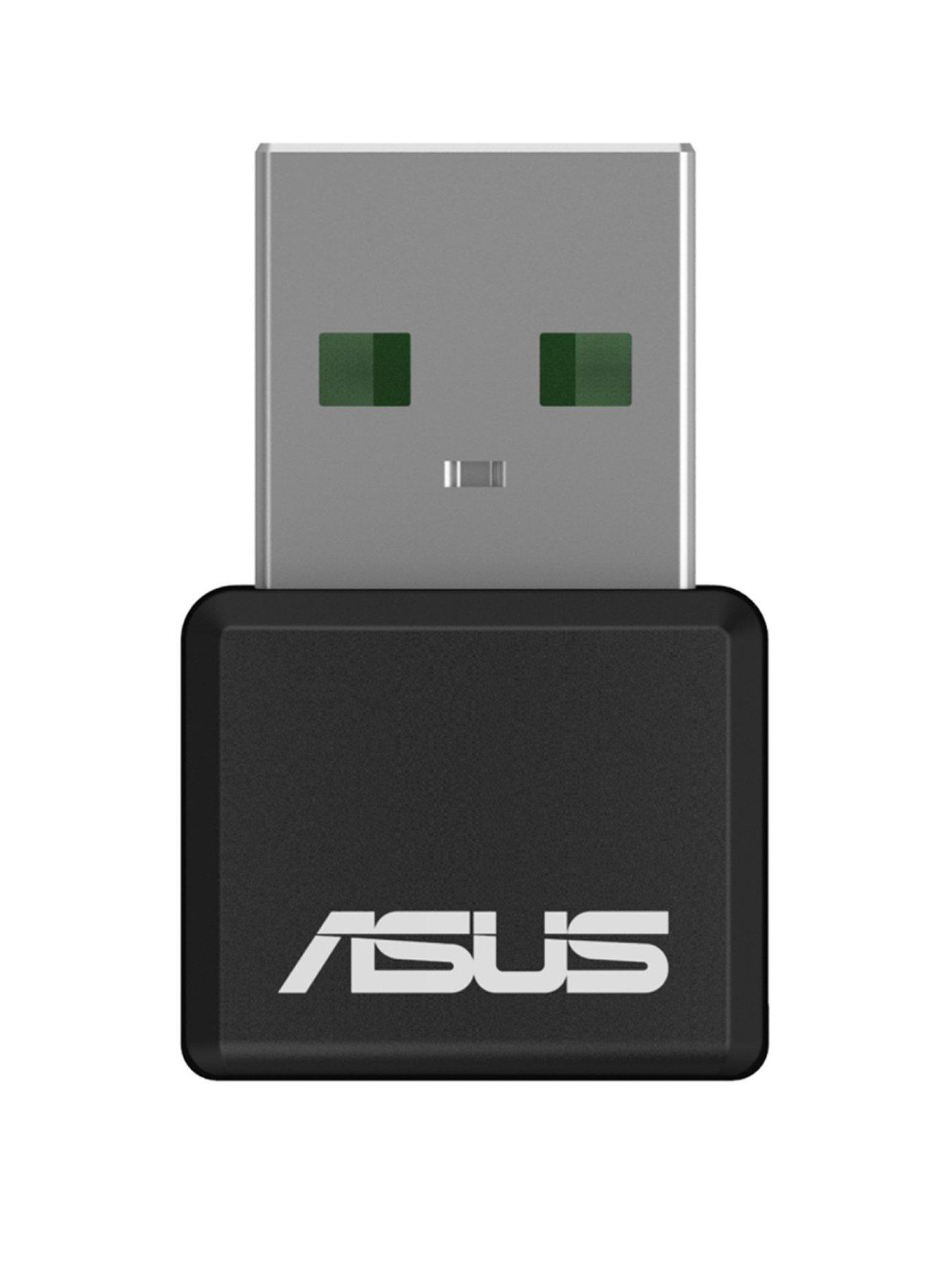 Asus USB-AX55 Nano Dual Band Wireless AX1800 USB Adapter, Smallest ...